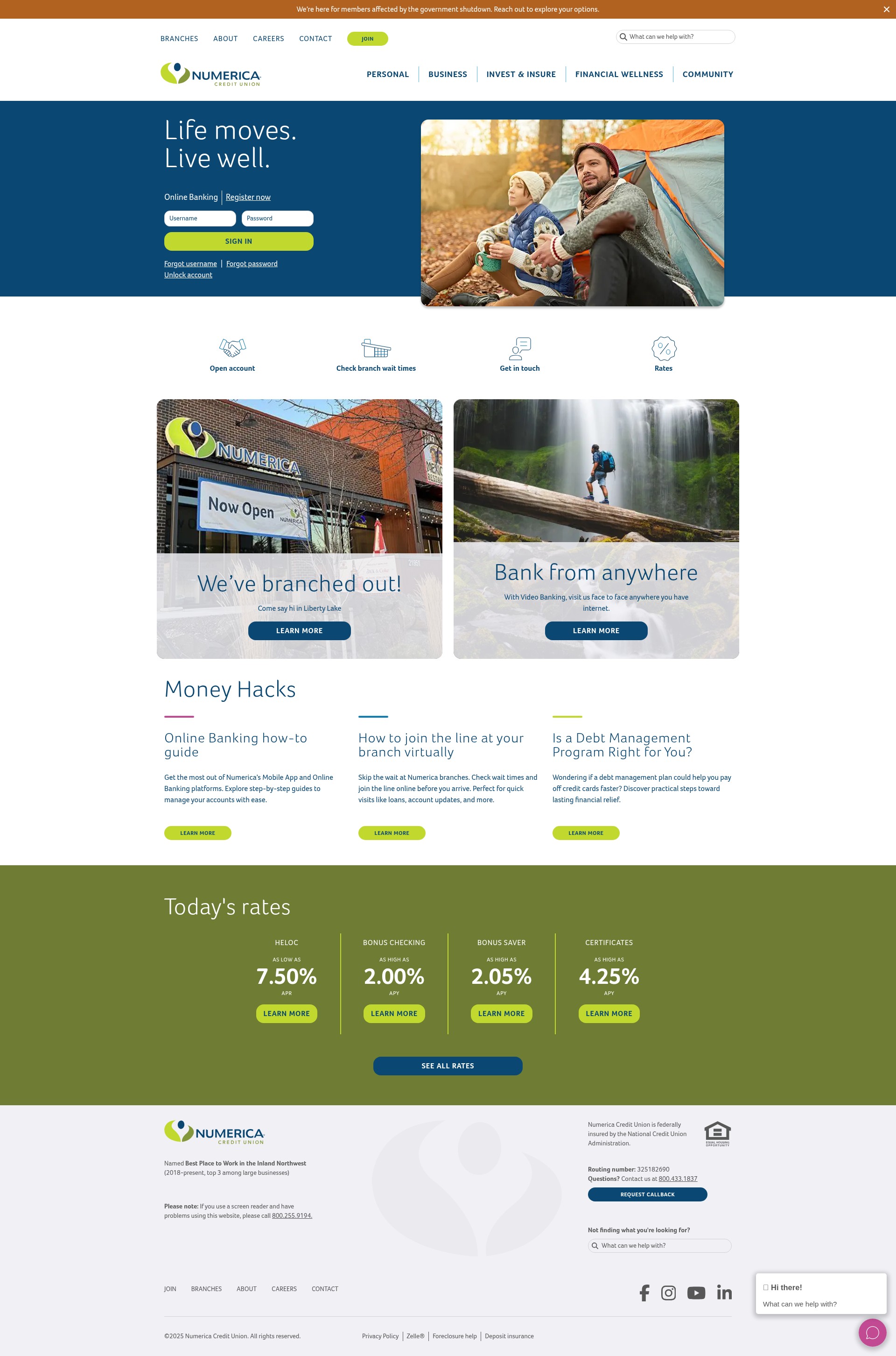 Screenshot of numericacu.com