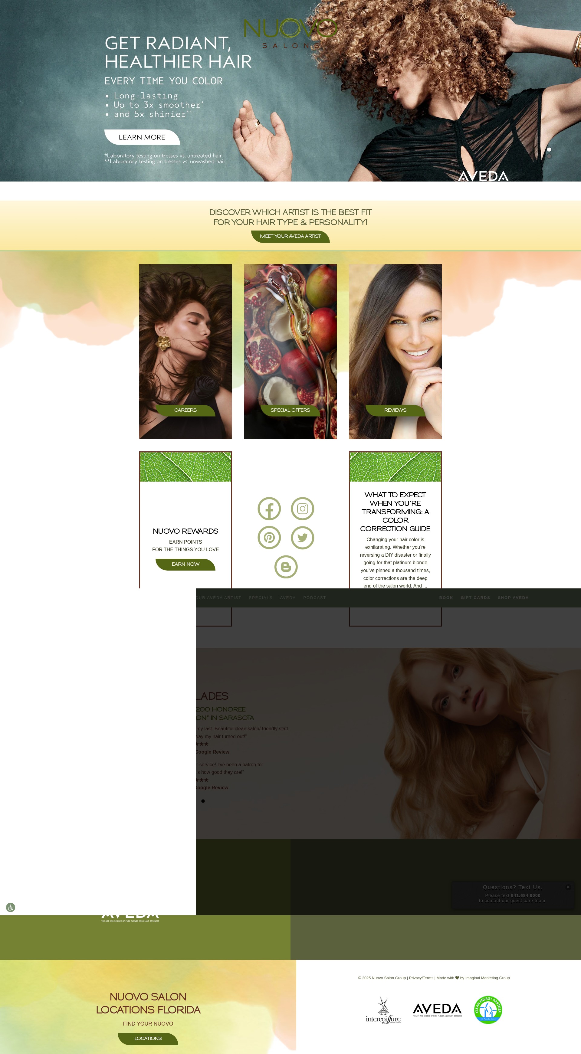 Screenshot of nuovosalongroup.com