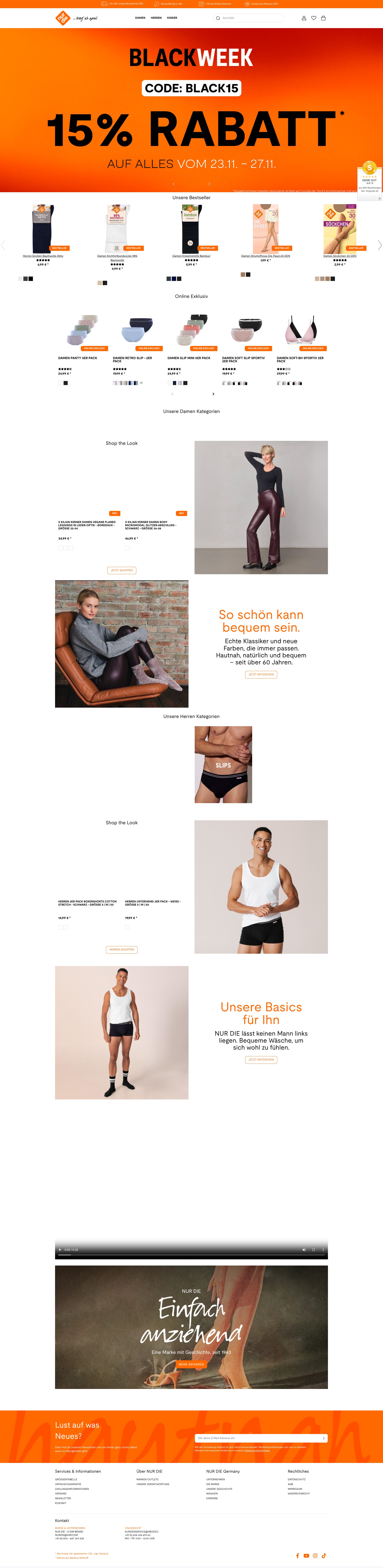 Screenshot of nurdie.de