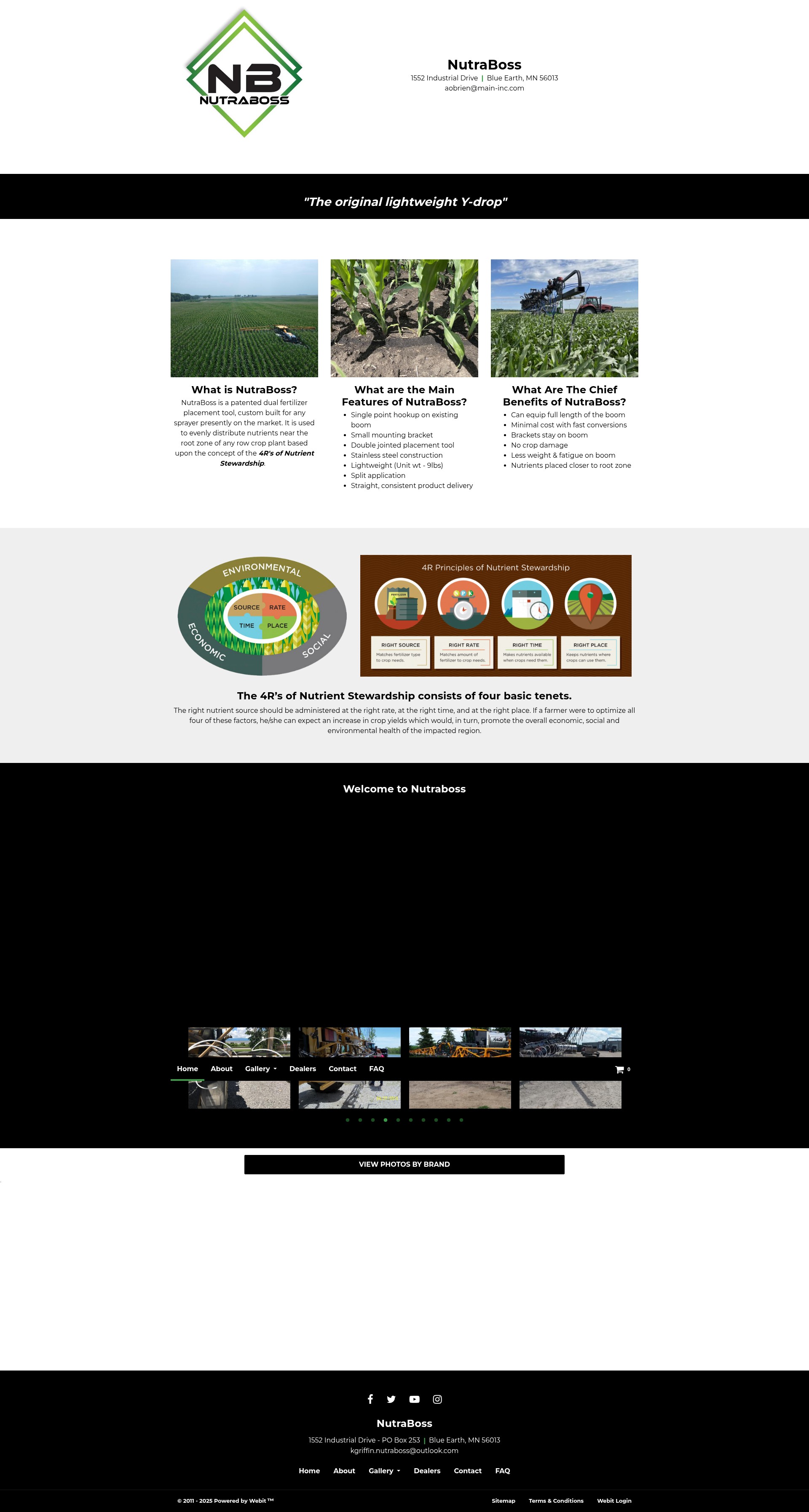 Screenshot of nutra-boss.com