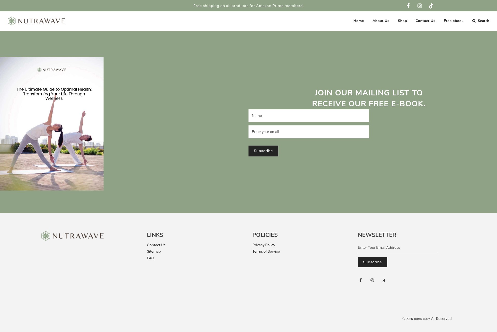 Screenshot of nutra-wave.com