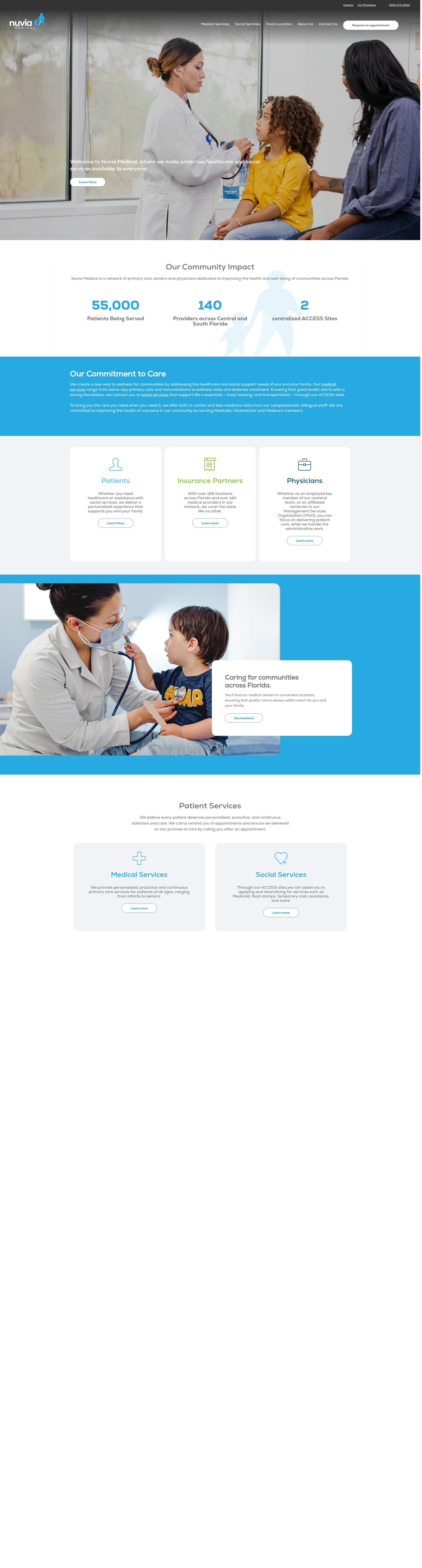 Screenshot of nuviamedical.com