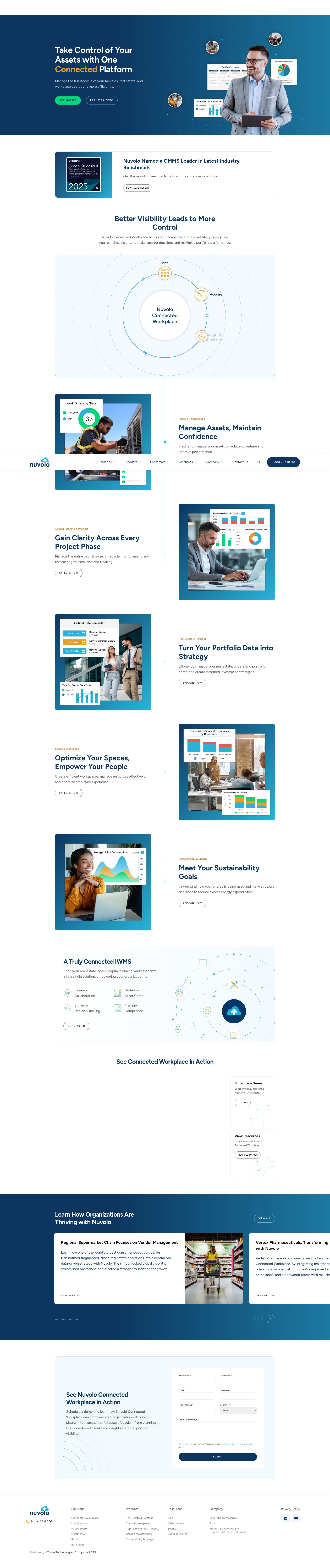 Screenshot of nuvolo.com