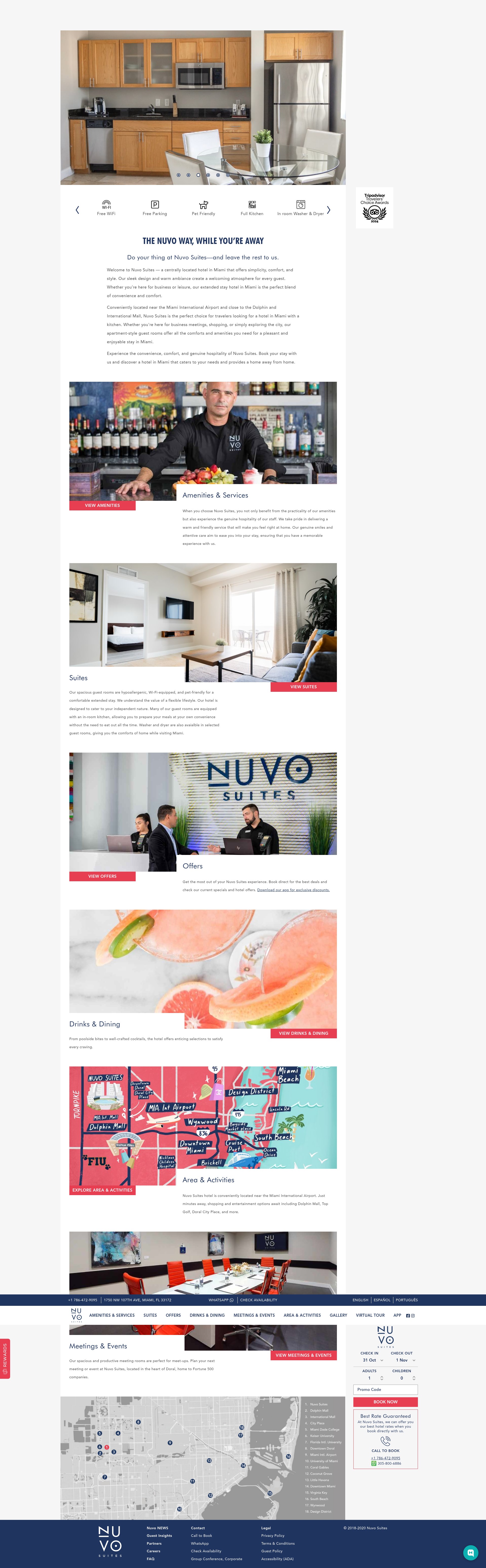 Screenshot of nuvosuites.com