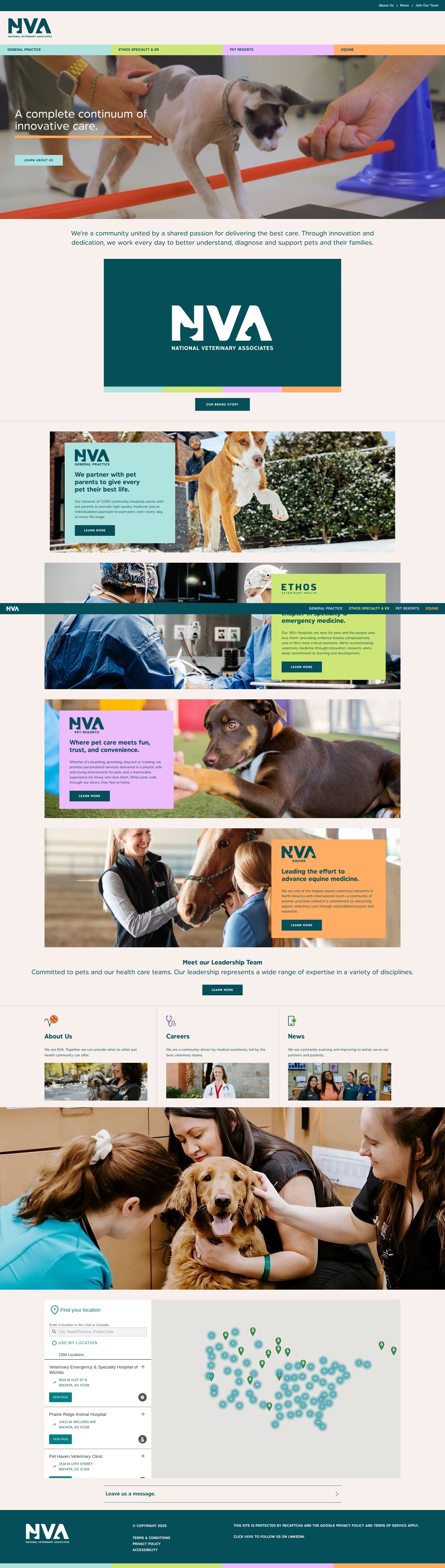 Screenshot of nva.com