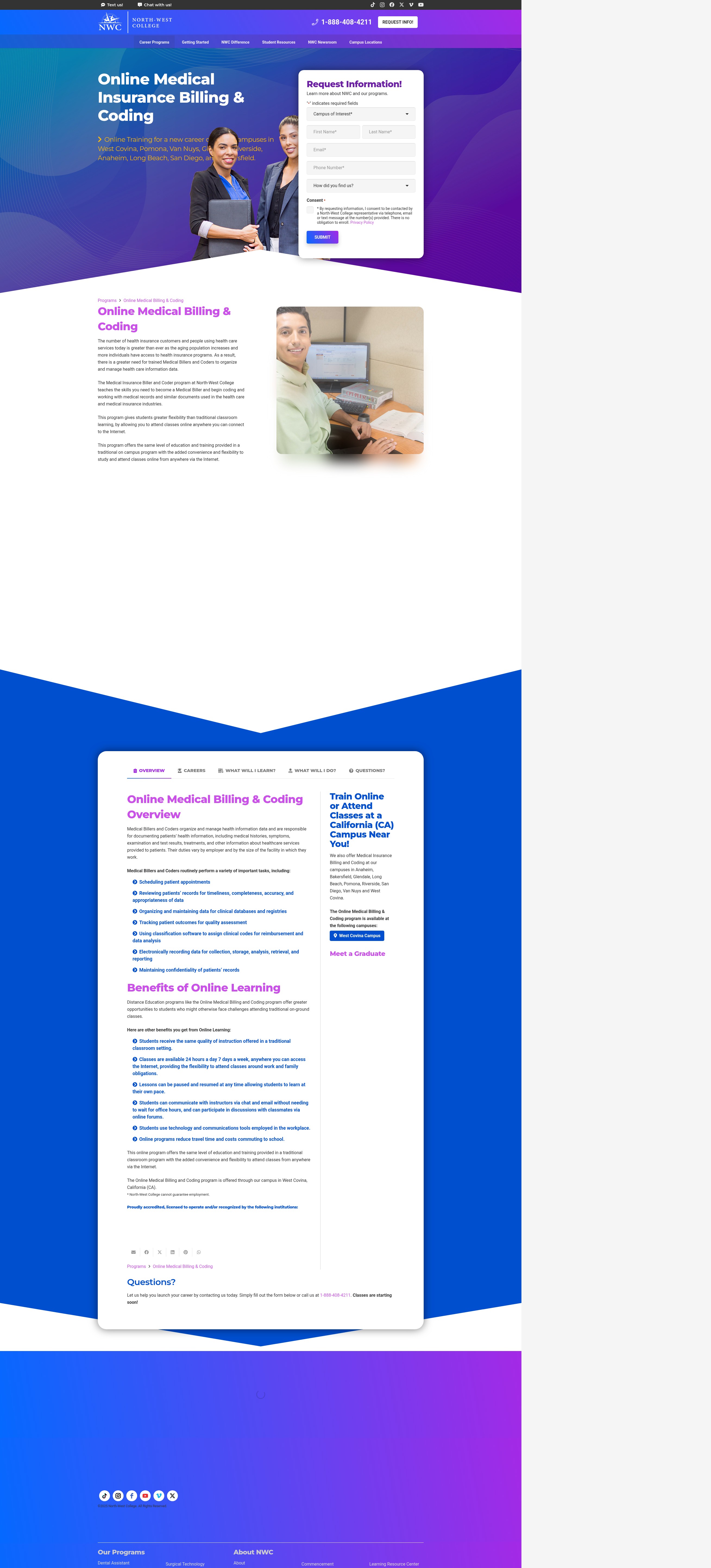 Screenshot of nw.edu