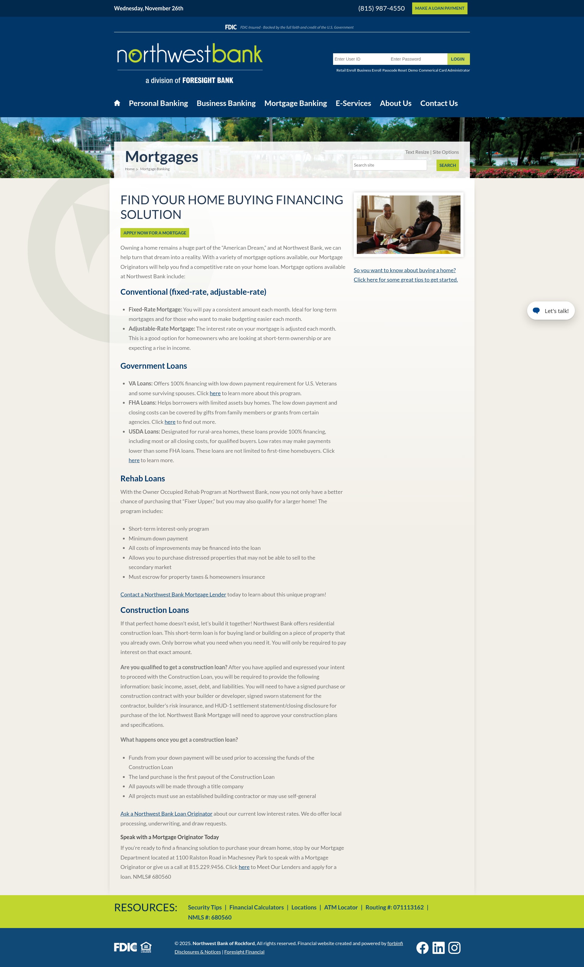 Screenshot of nwbrockford.com