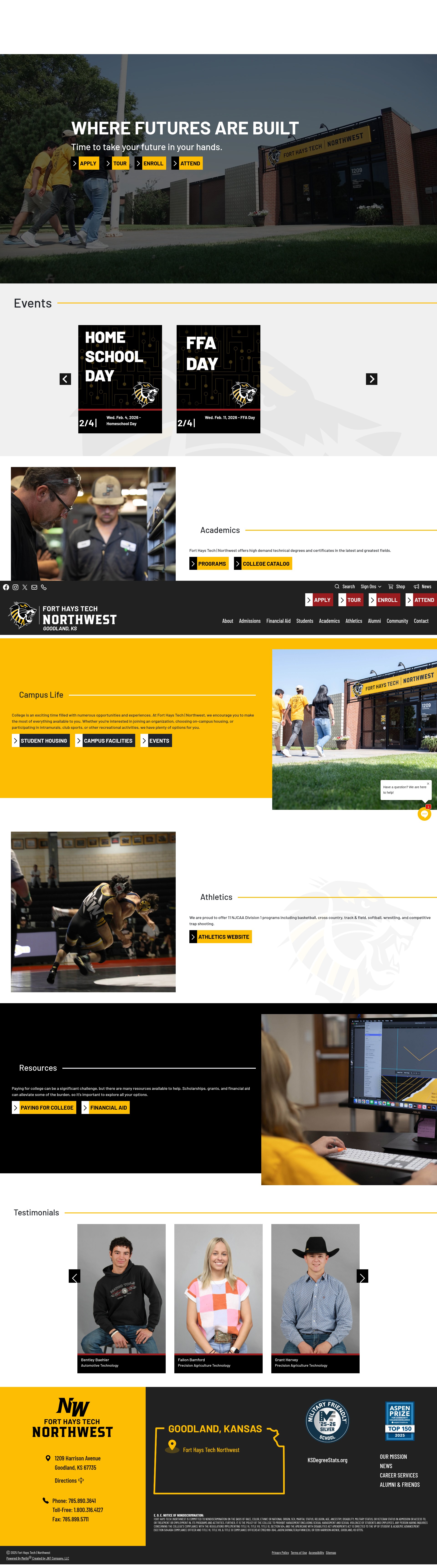 Screenshot of nwktc.edu