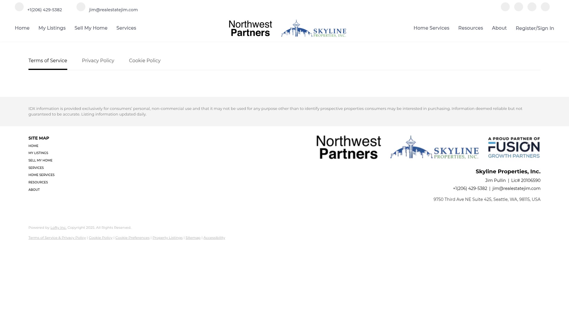 Screenshot of nwprealestate.com