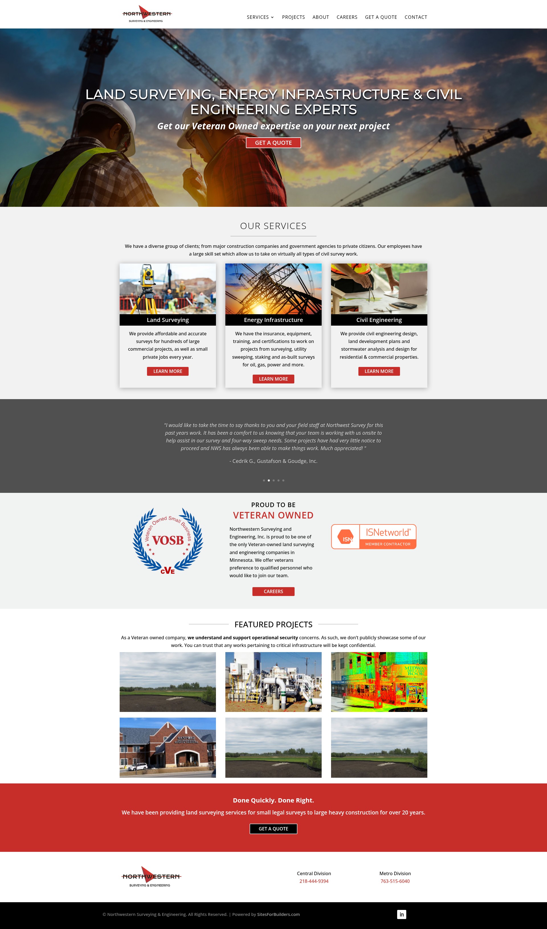Screenshot of nwsmn.com