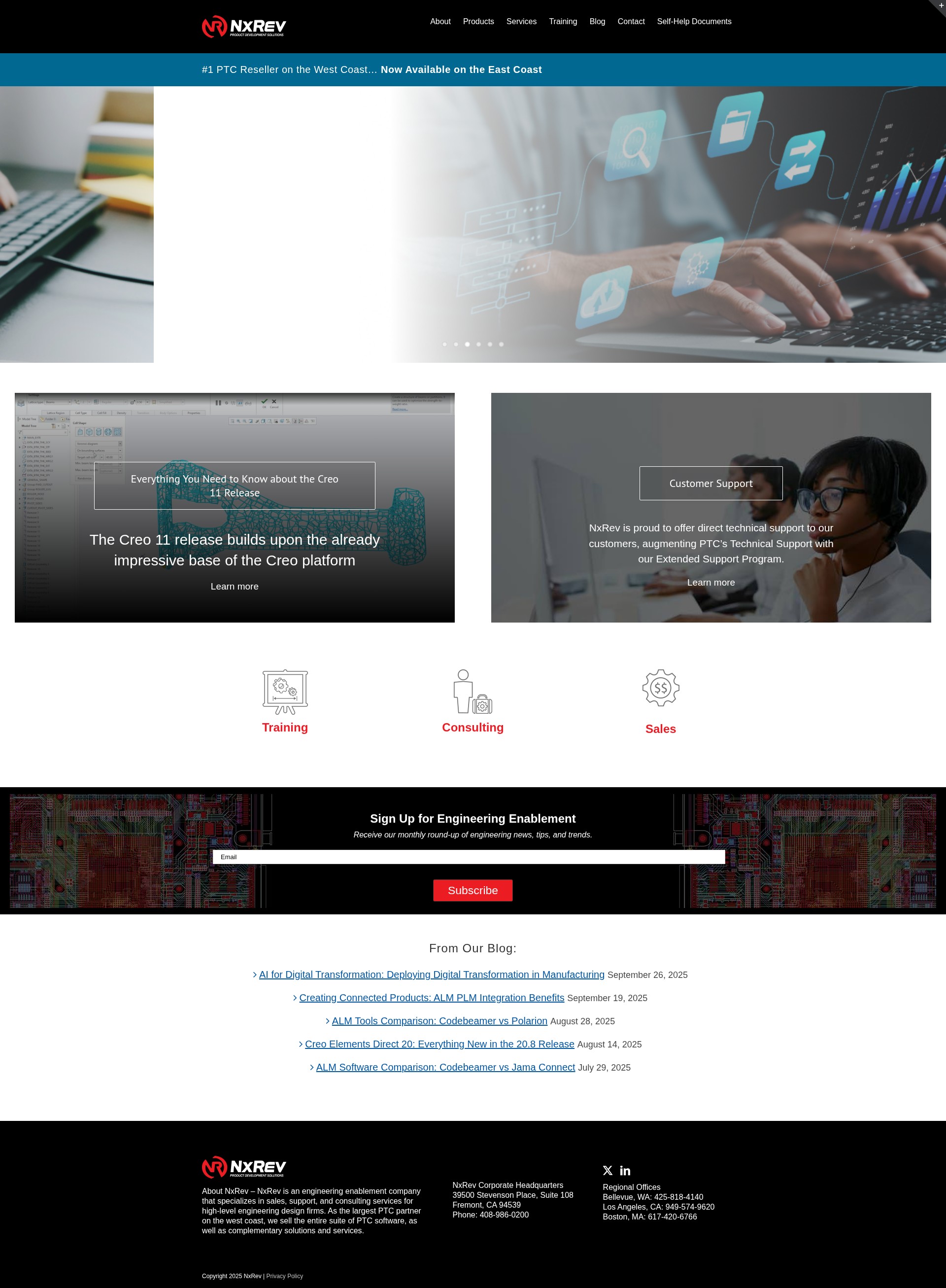 Screenshot of nxrev.com