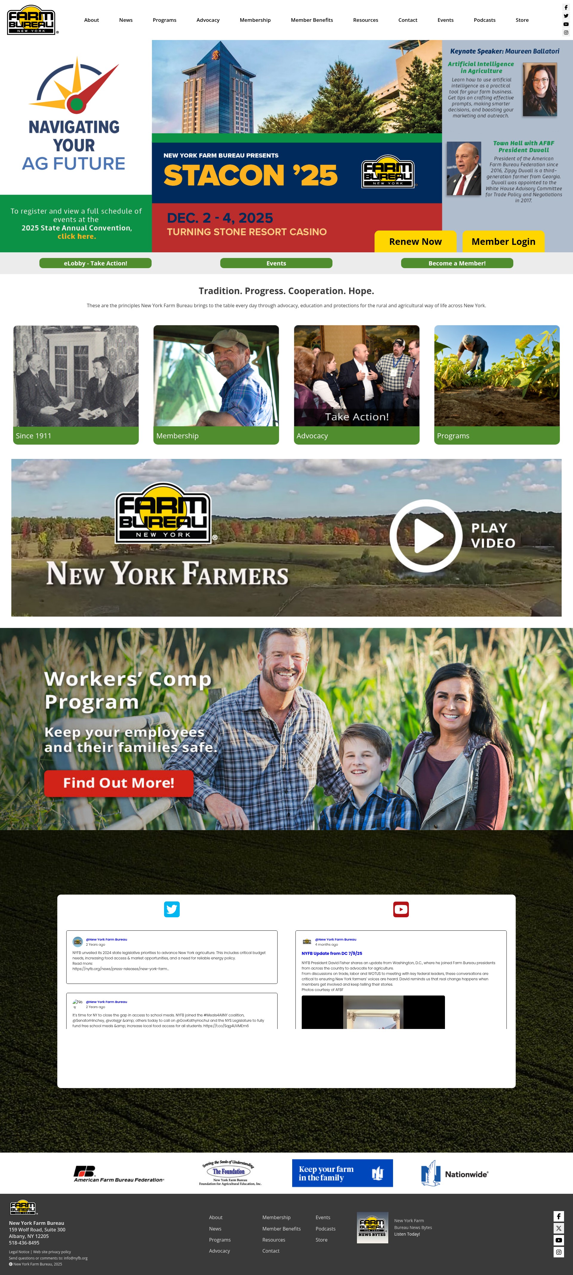 Screenshot of nyfb.org