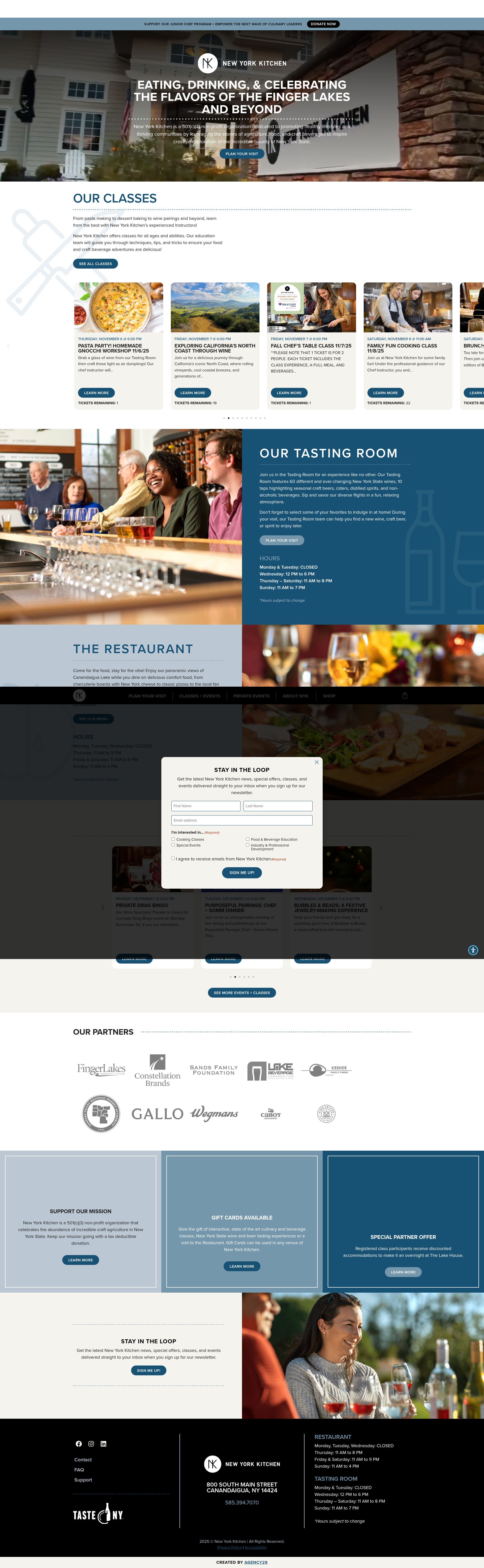 Screenshot of nykitchen.com