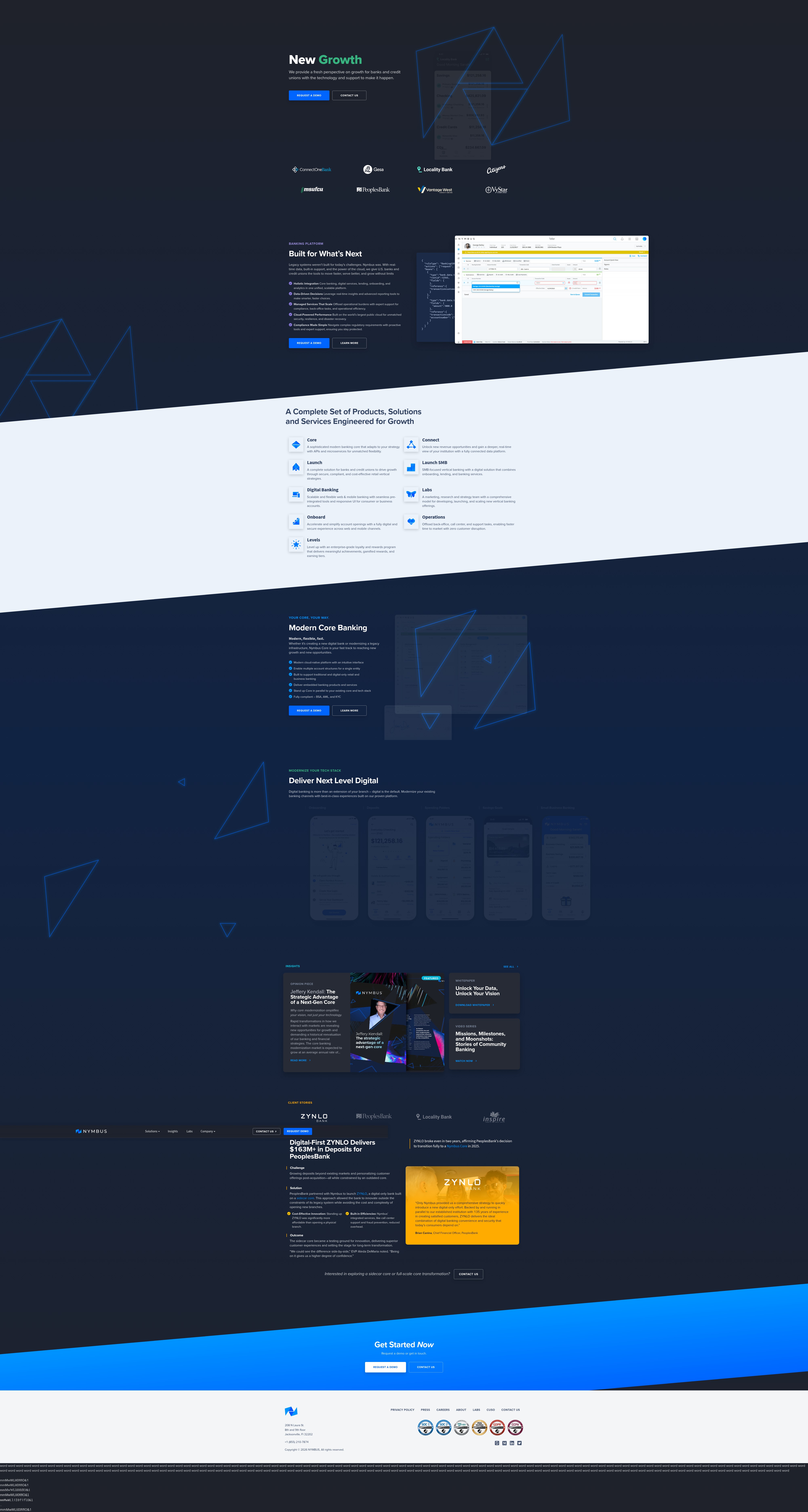 Screenshot of nymbus.com