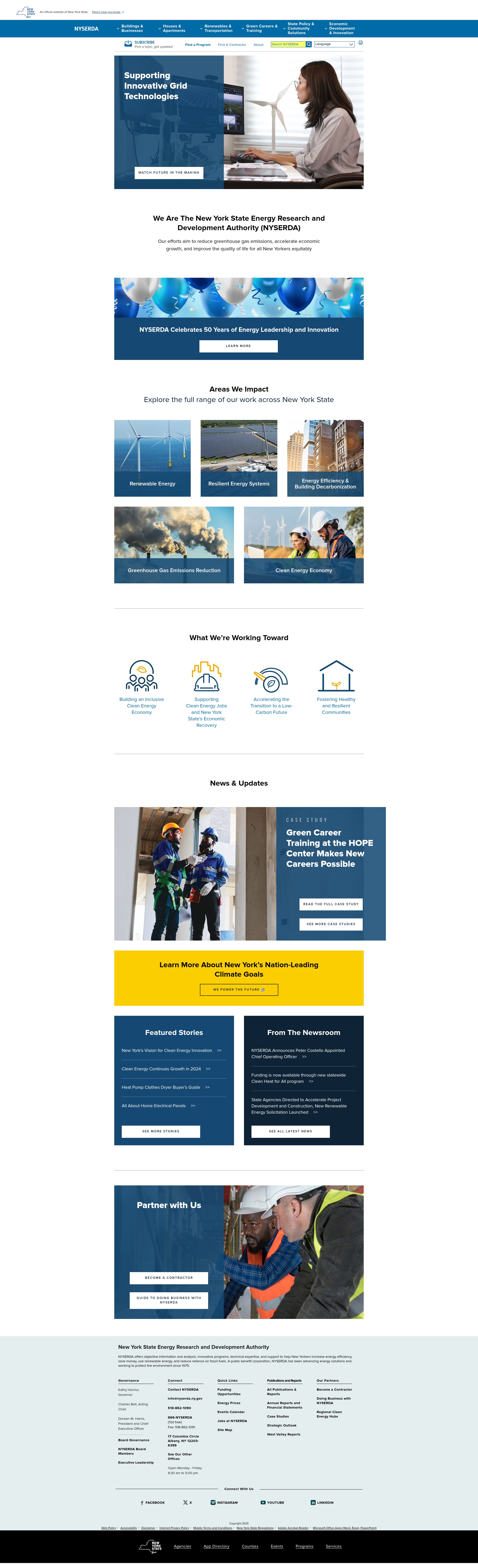 Screenshot of nyserda.ny.gov