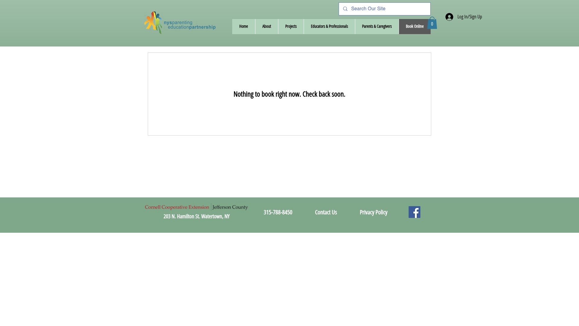 Screenshot of nyspep.org
