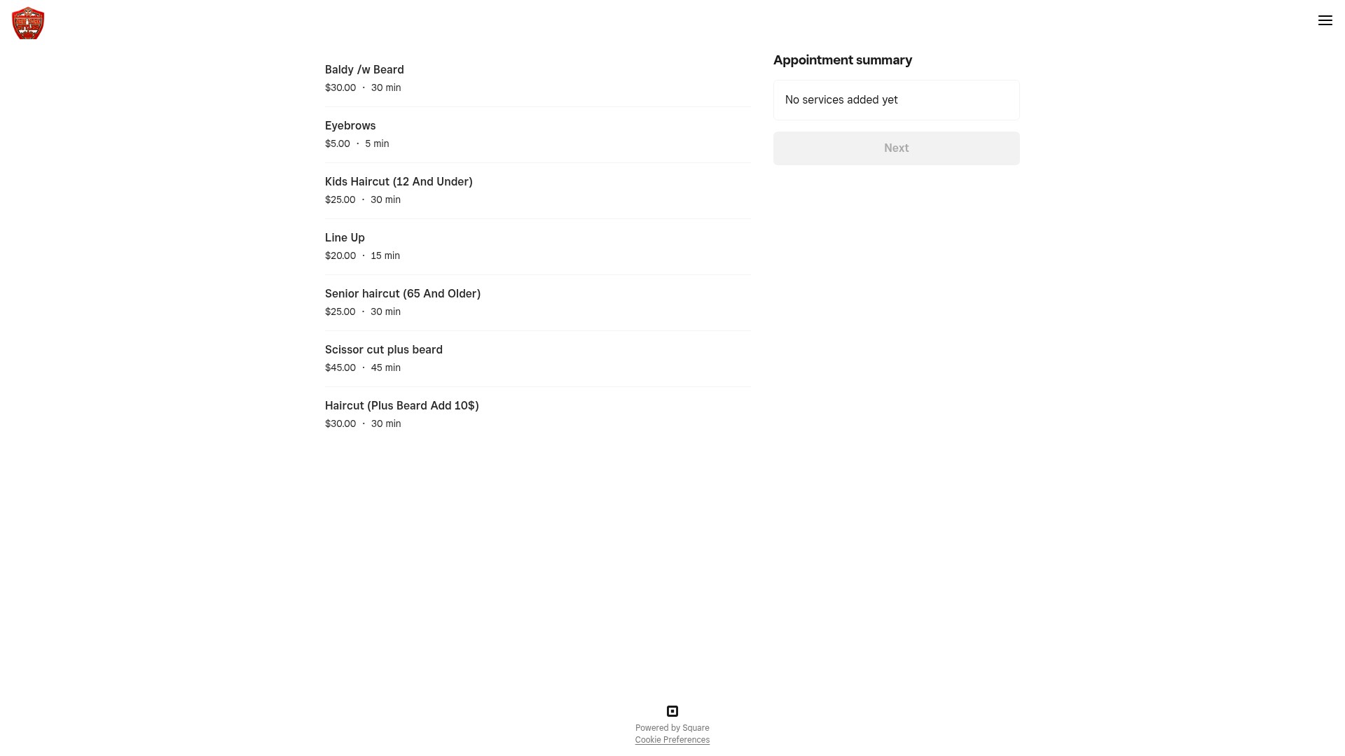 Screenshot of nystyles99inc.square.site