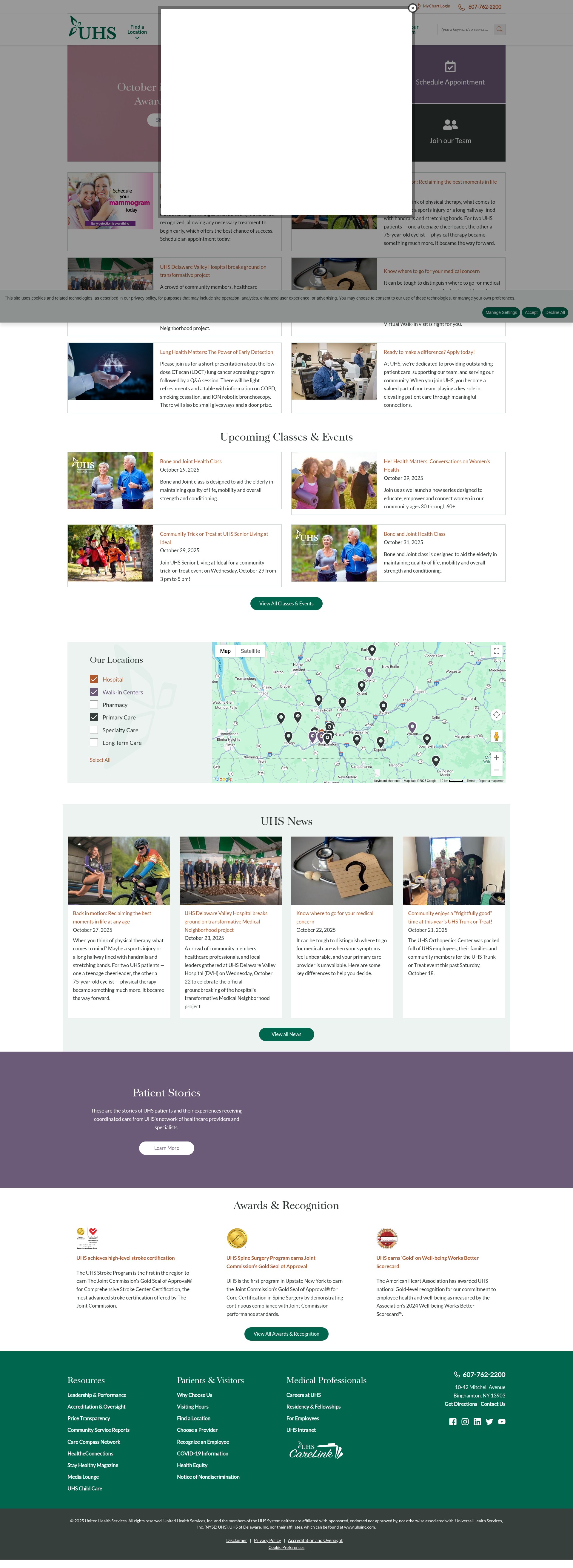 Screenshot of nyuhs.org