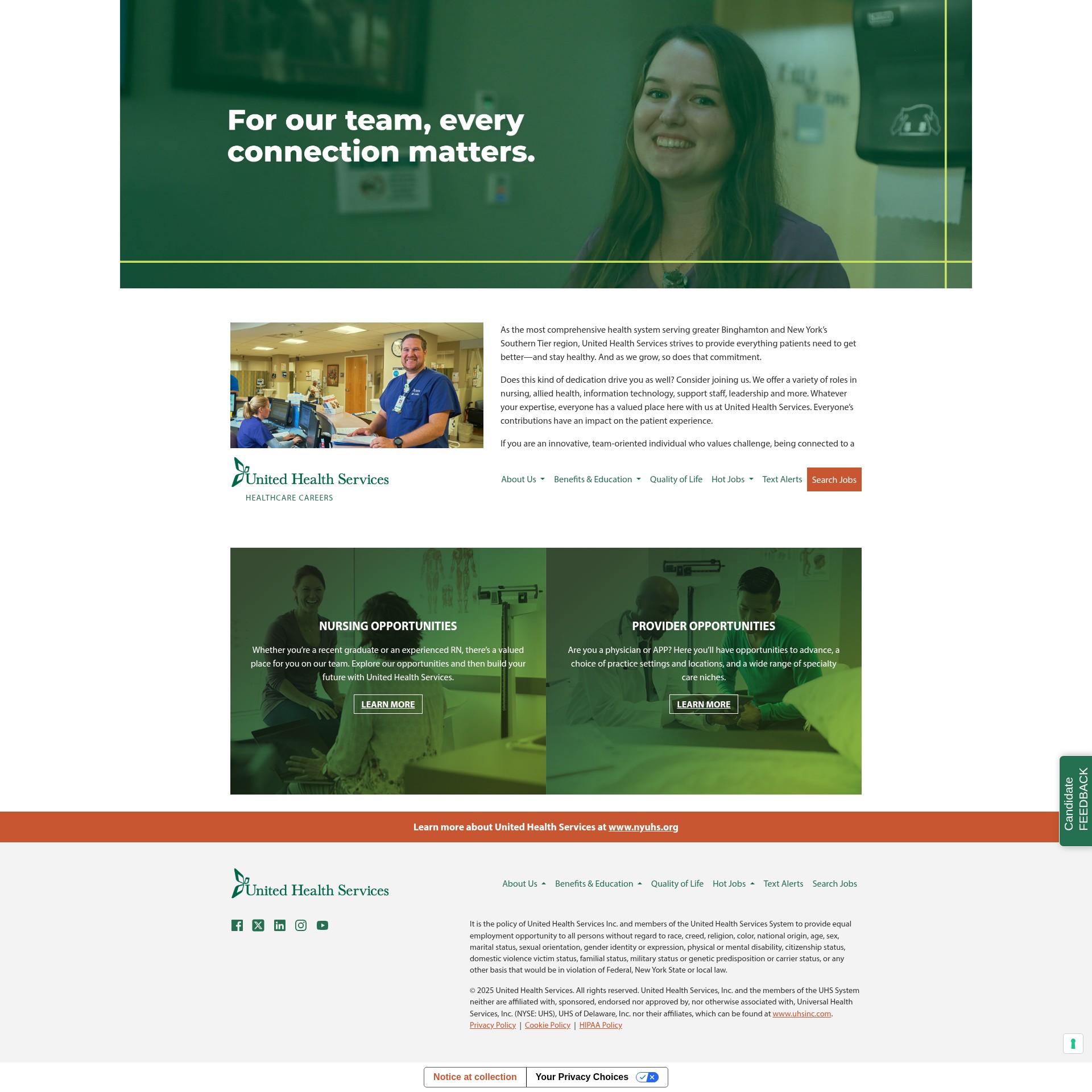 Screenshot of nyuhscareers.org