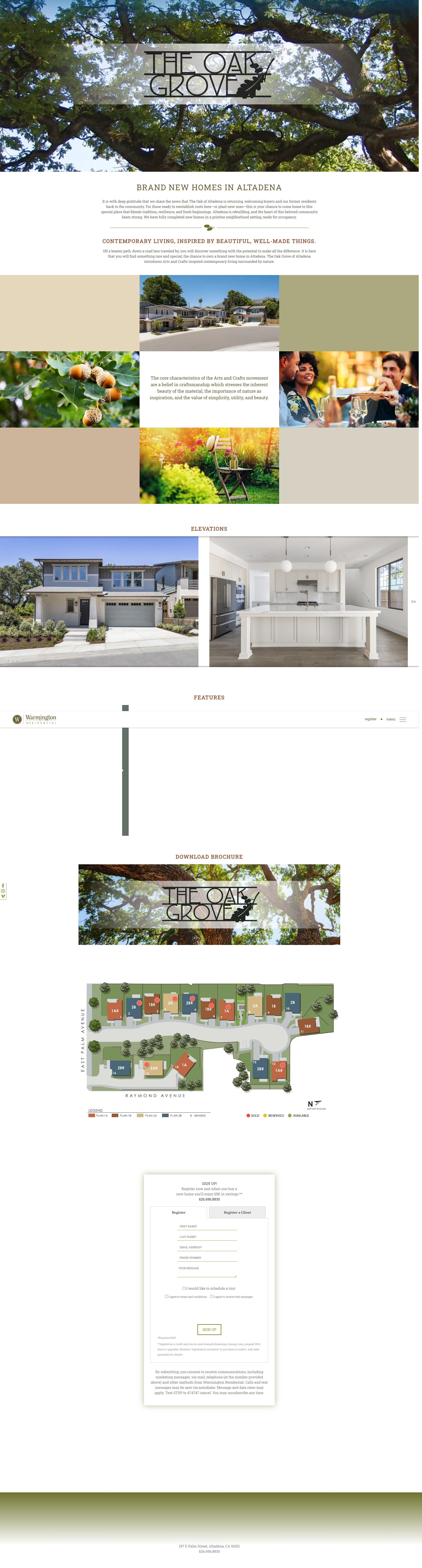 Screenshot of oakgrovealtadena.com