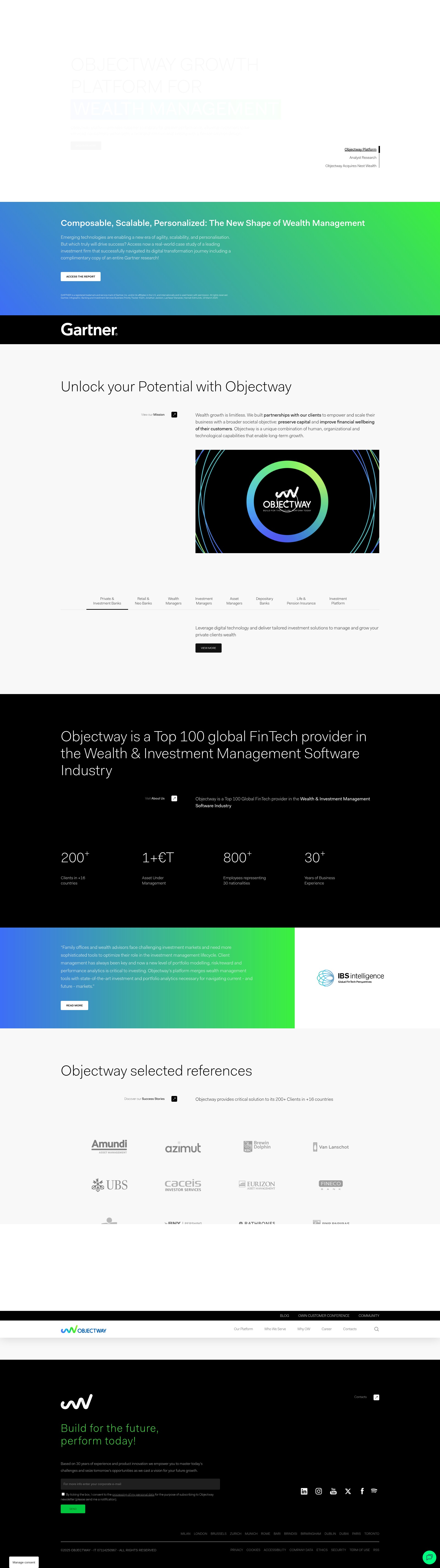 Screenshot of objectway.com