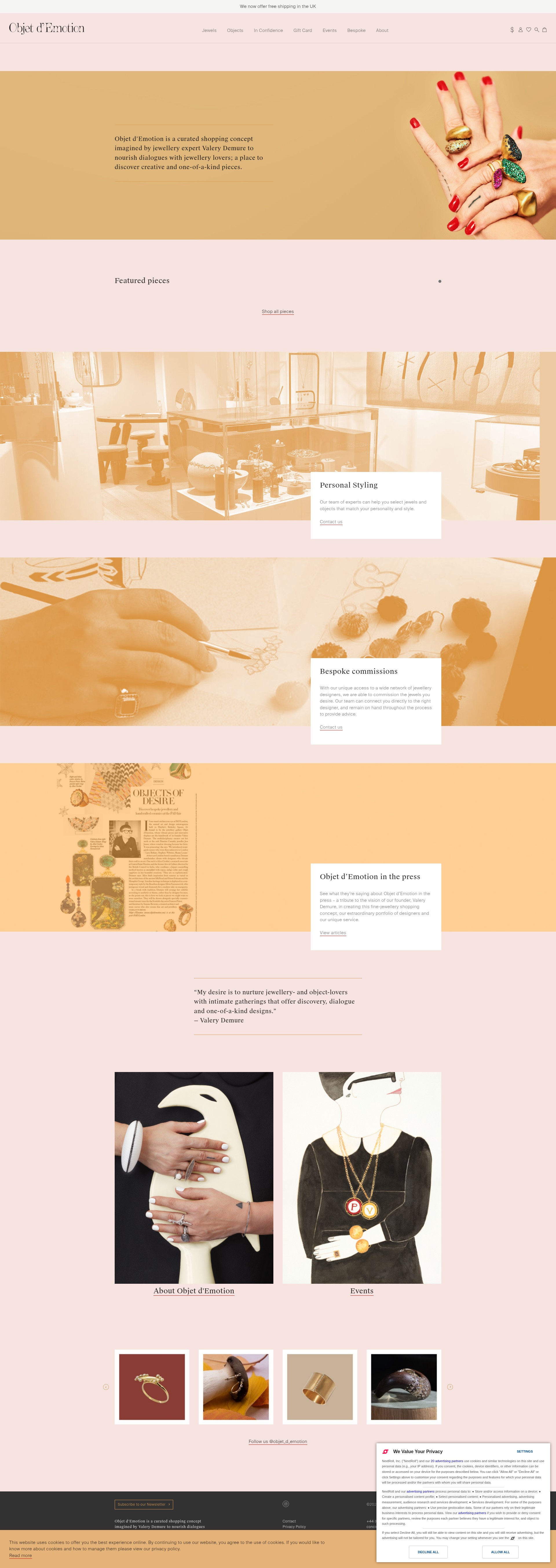 Screenshot of objetdemotion.com