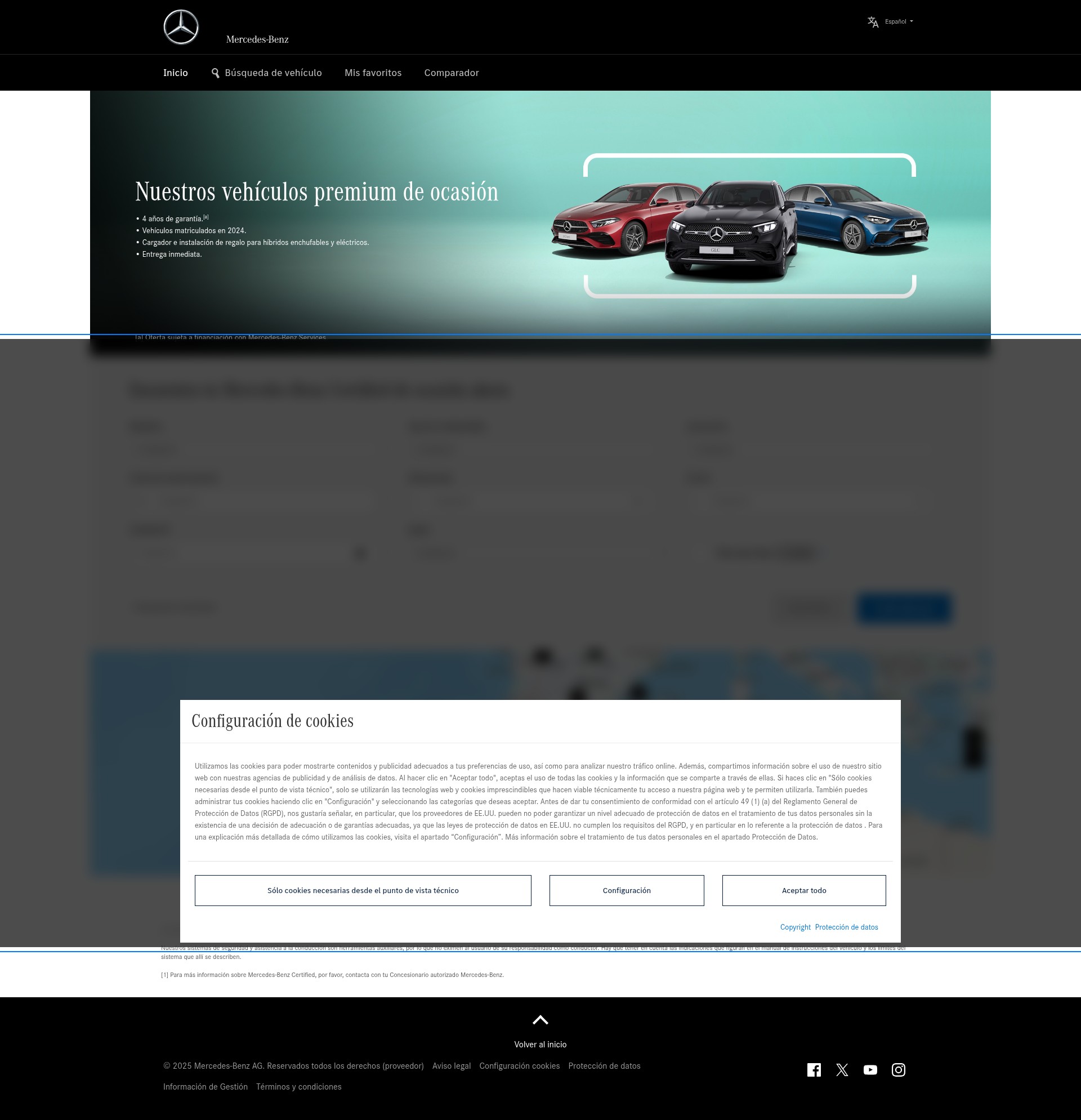 Screenshot of ocasion.mercedes-benz.es