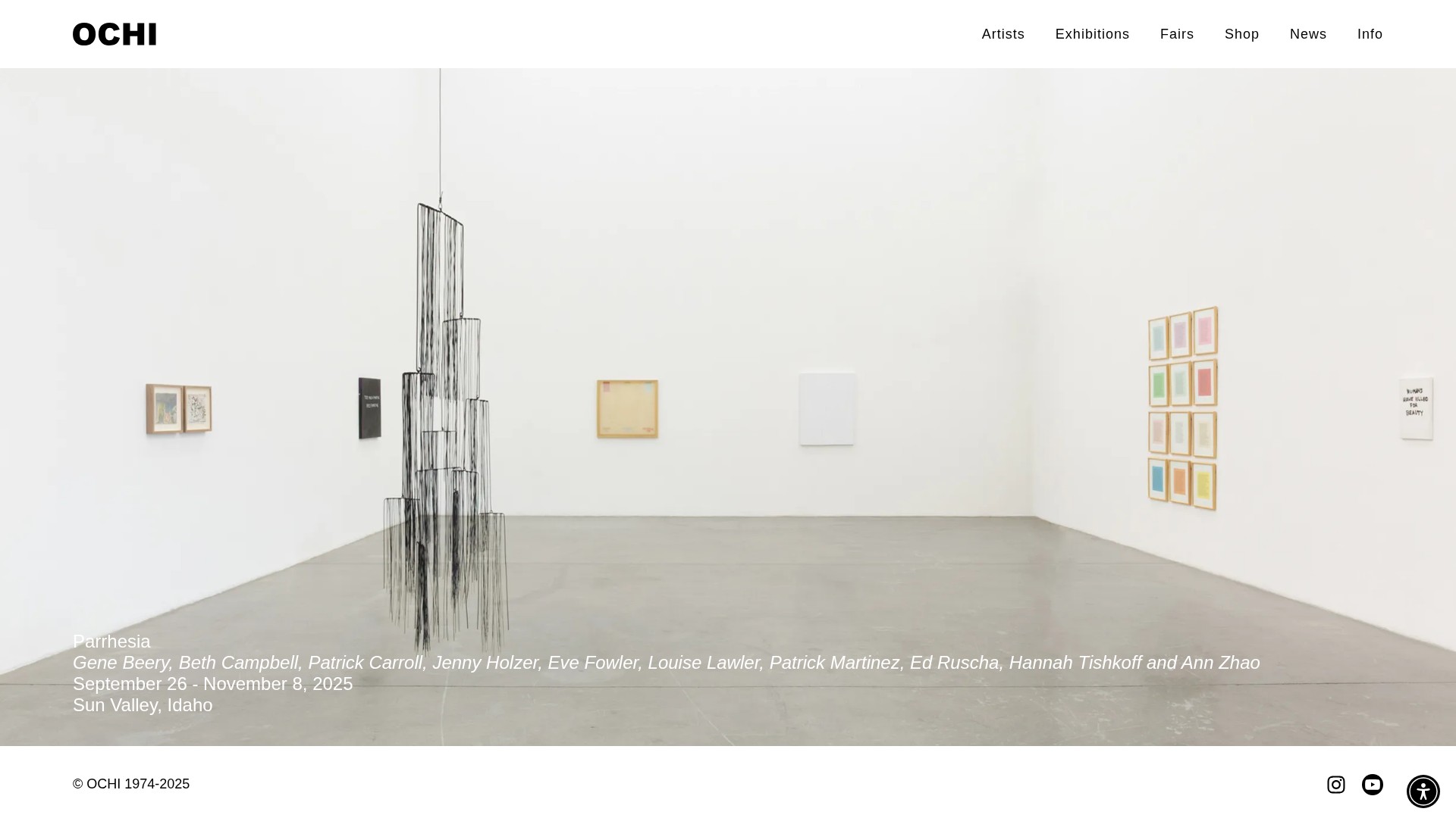 Screenshot of ochigallery.com