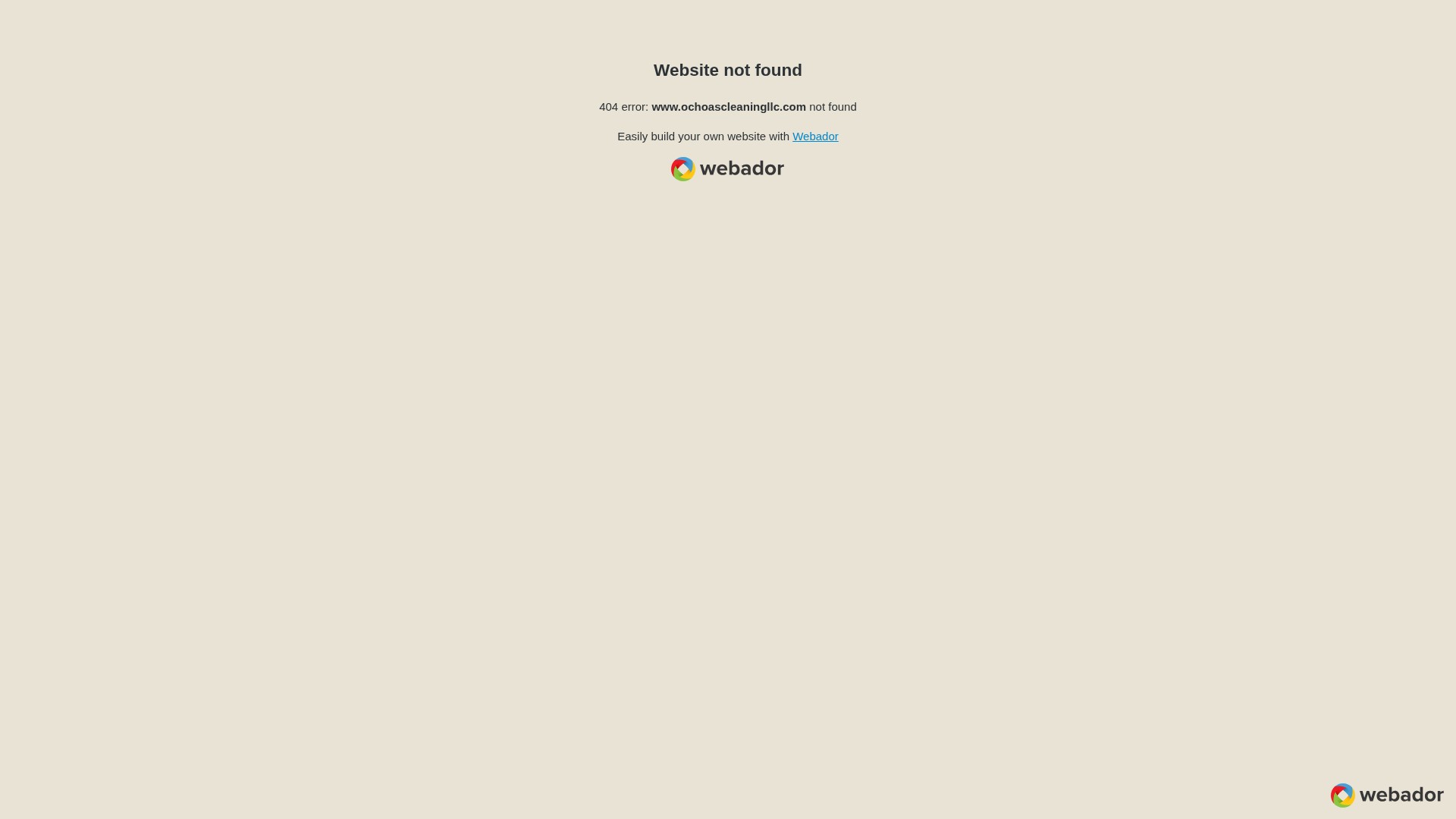 Screenshot of ochoascleaningllc.com