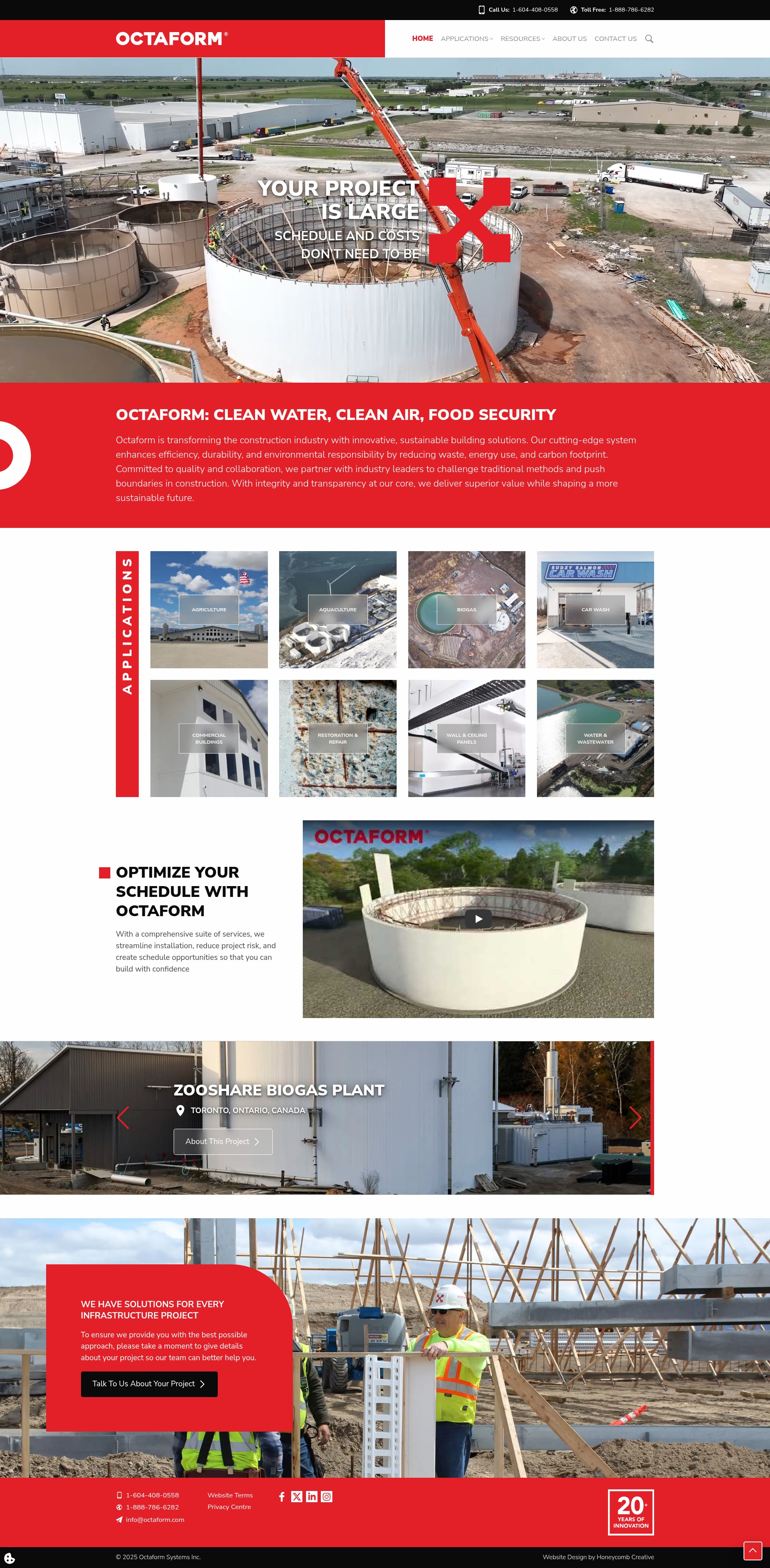 Screenshot of octaform.com