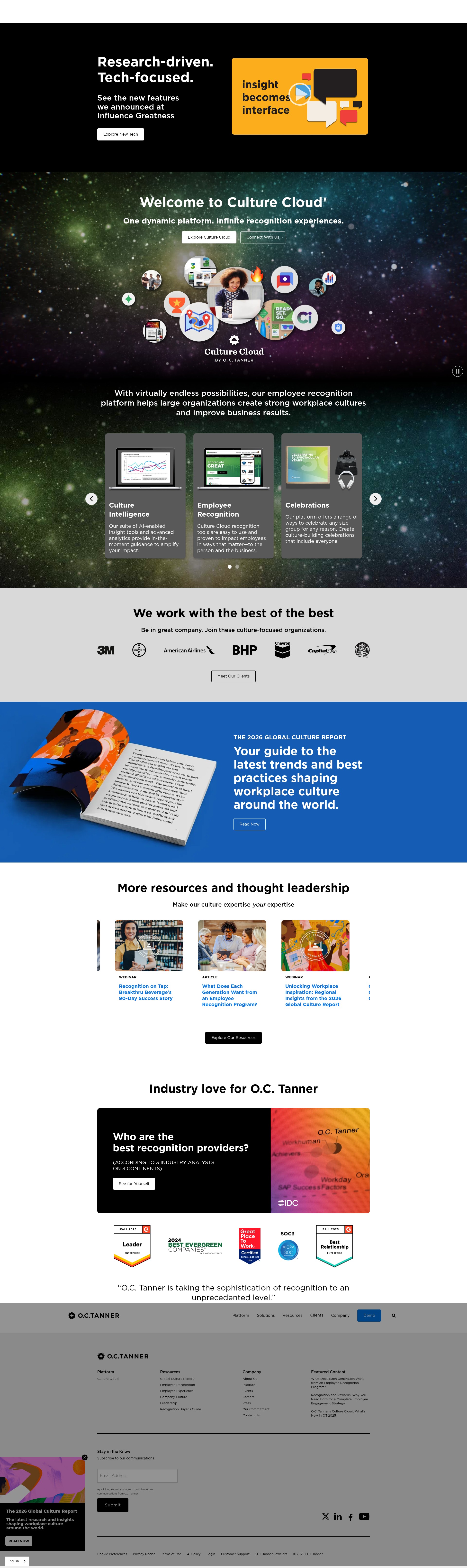 Screenshot of octanner.com