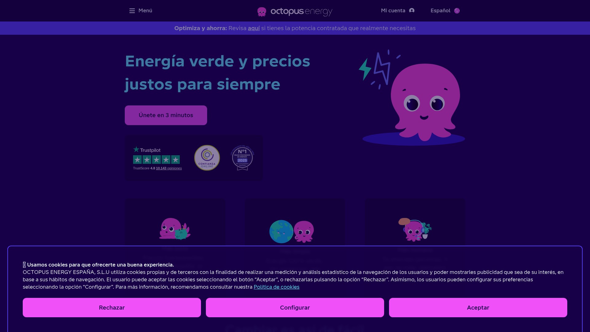 Screenshot of octopusenergy.es