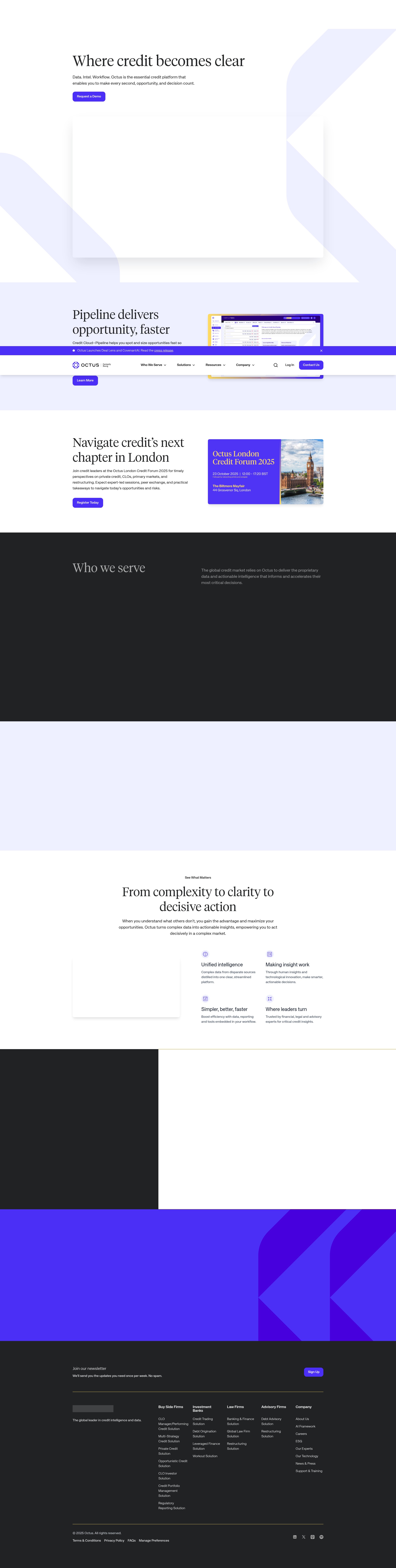 Screenshot of octus.com