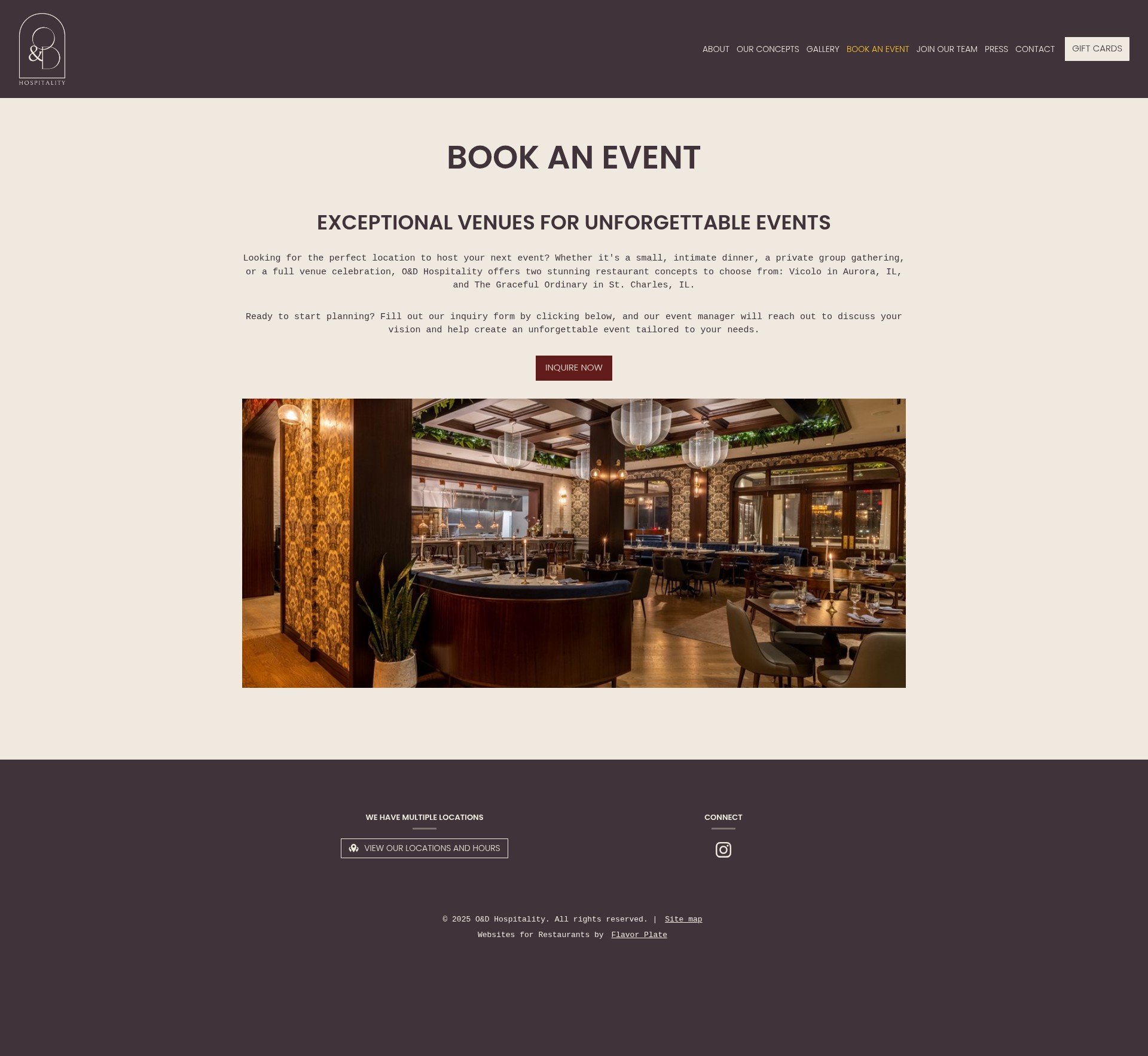 Screenshot of od-hospitality.com