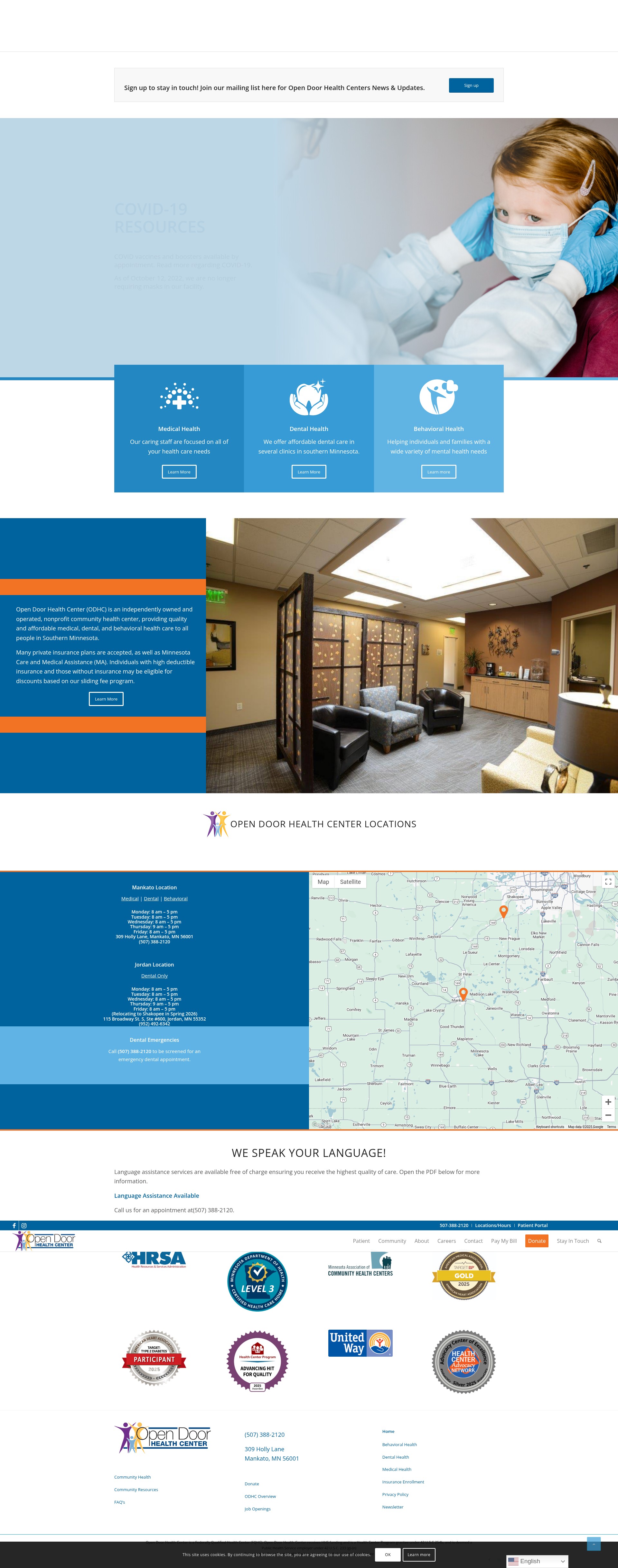 Screenshot of odhc.org