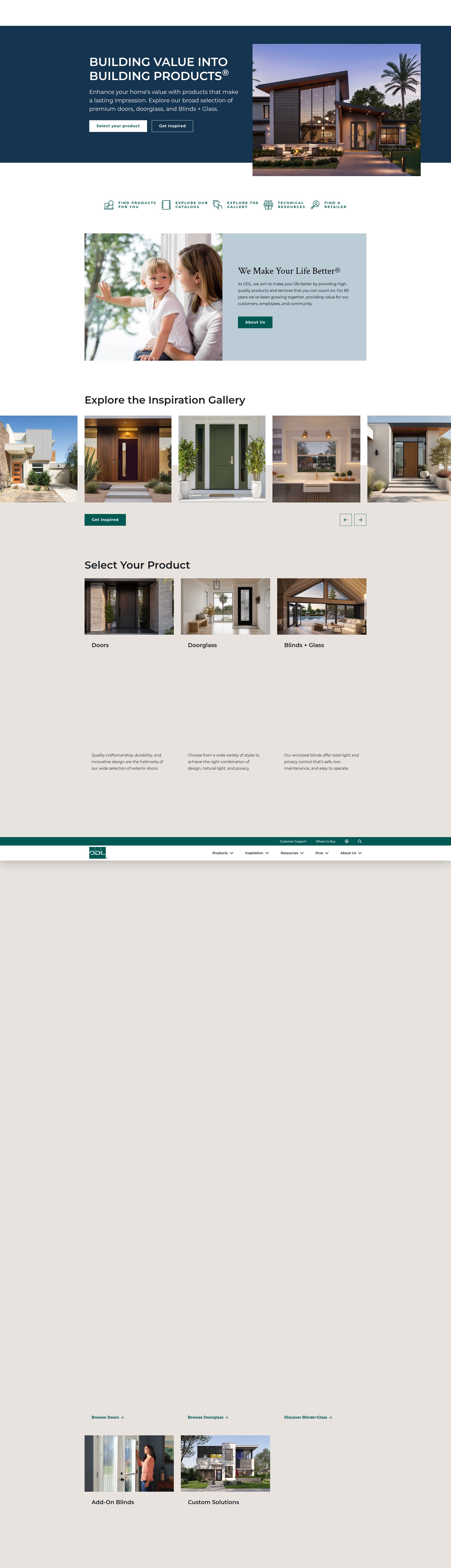 Screenshot of odl.com