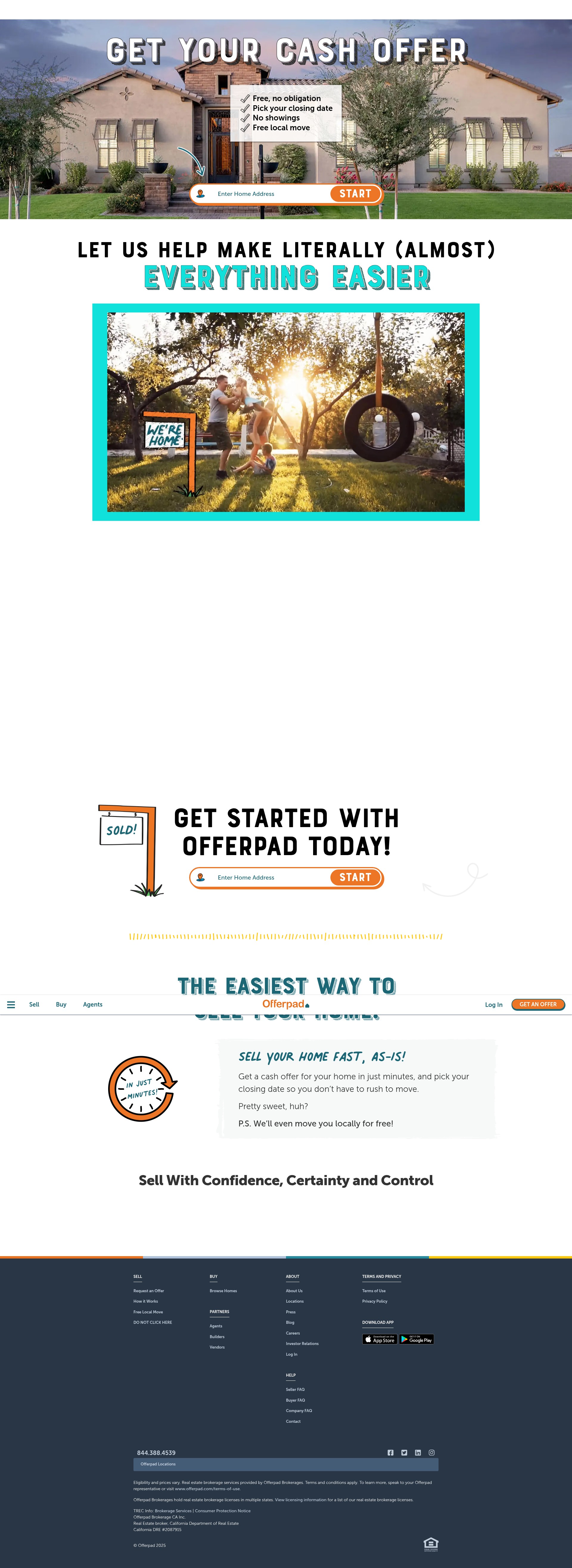 Screenshot of offerpad.com
