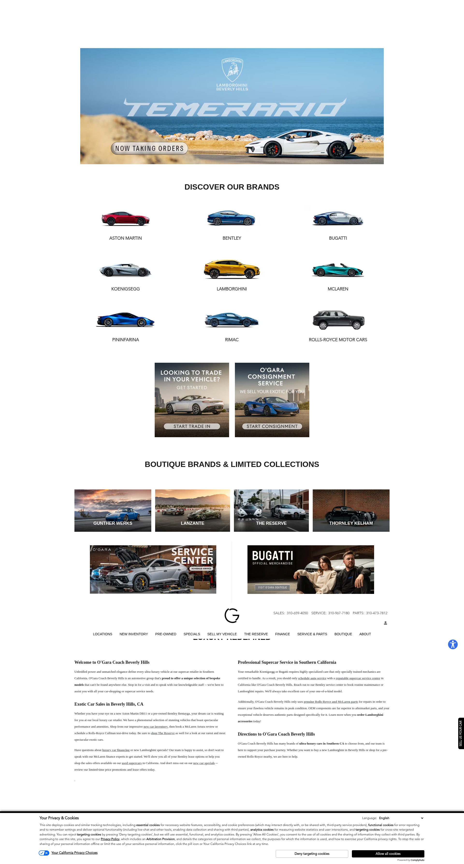 Screenshot of ogaracoach.com