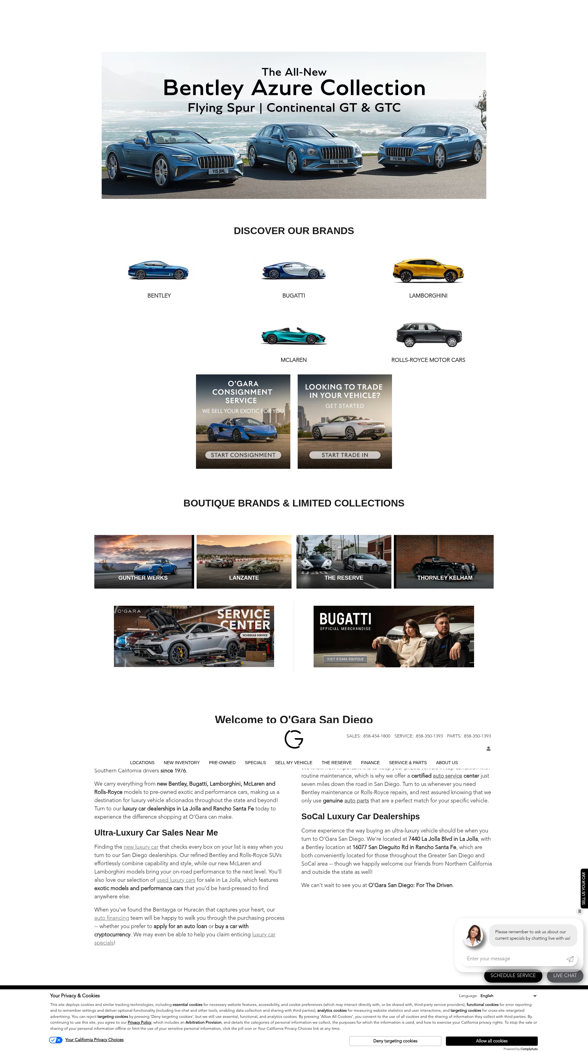 Screenshot of ogaracoachsandiego.com