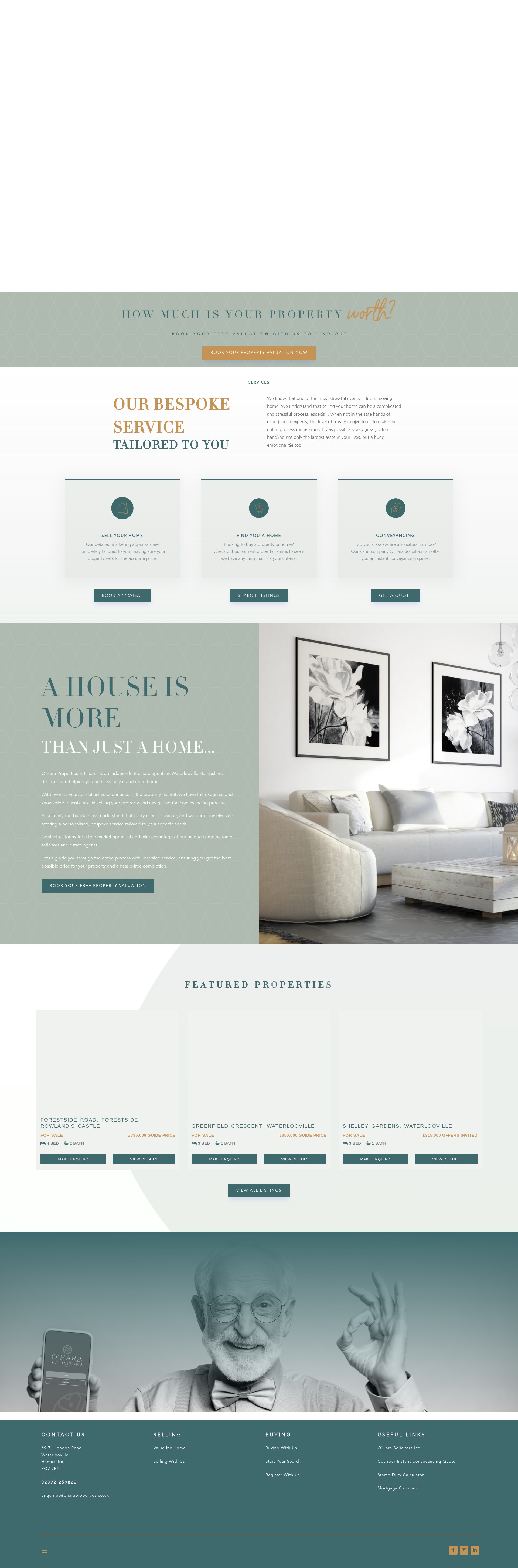 Screenshot of oharapropertiesandestates.co.uk