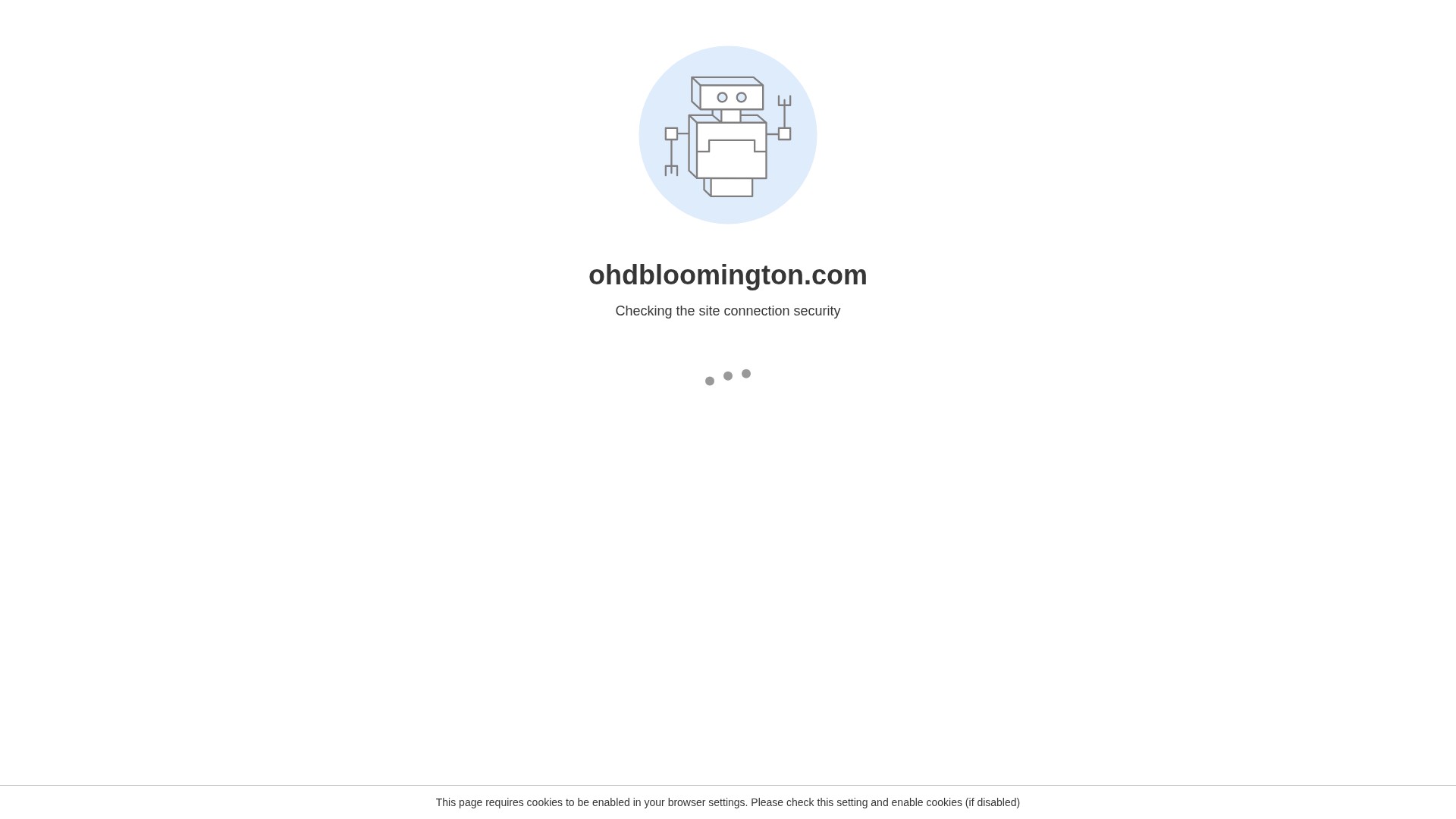 Screenshot of ohdbloomington.com