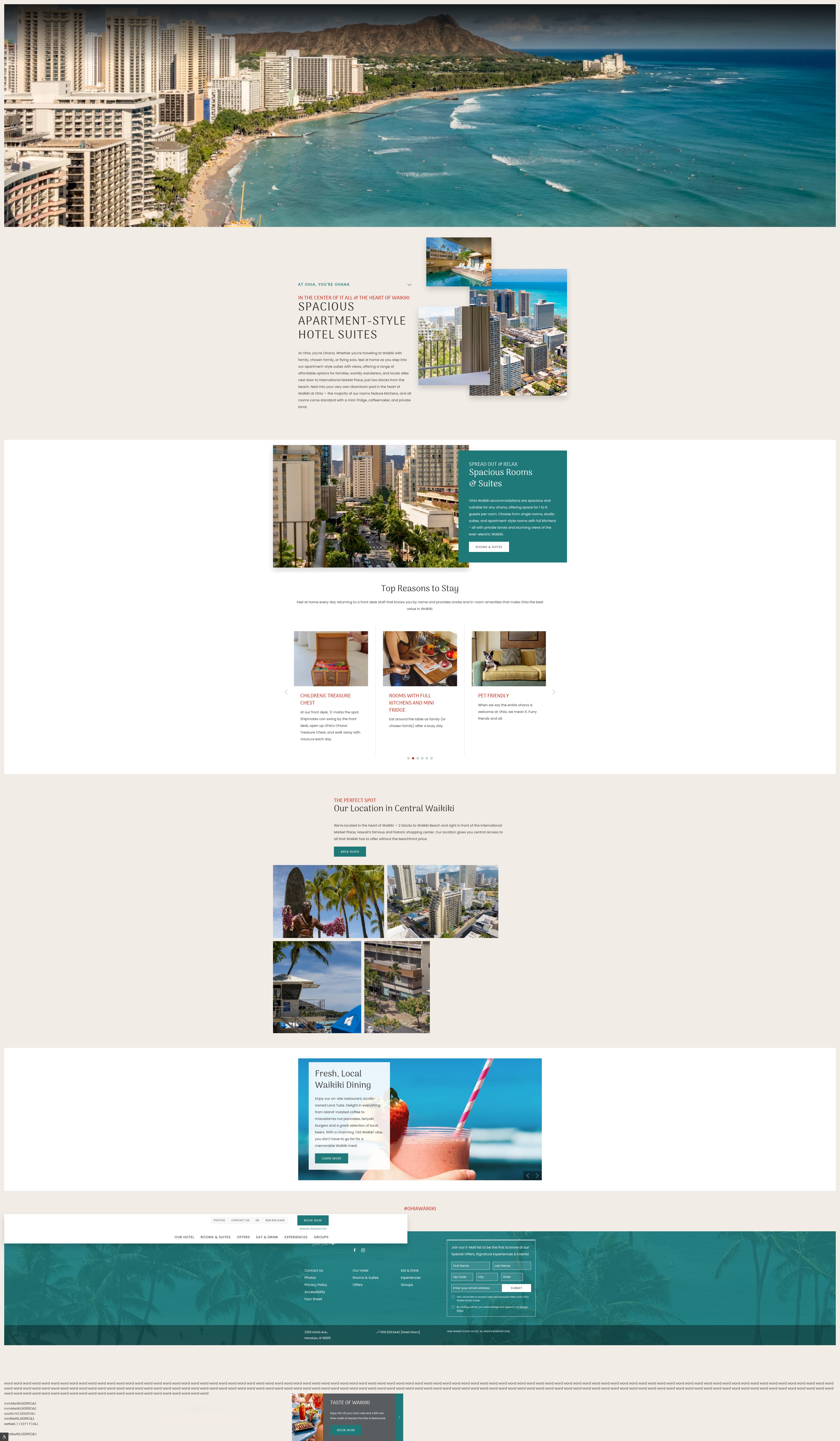 Screenshot of ohiawaikiki.com