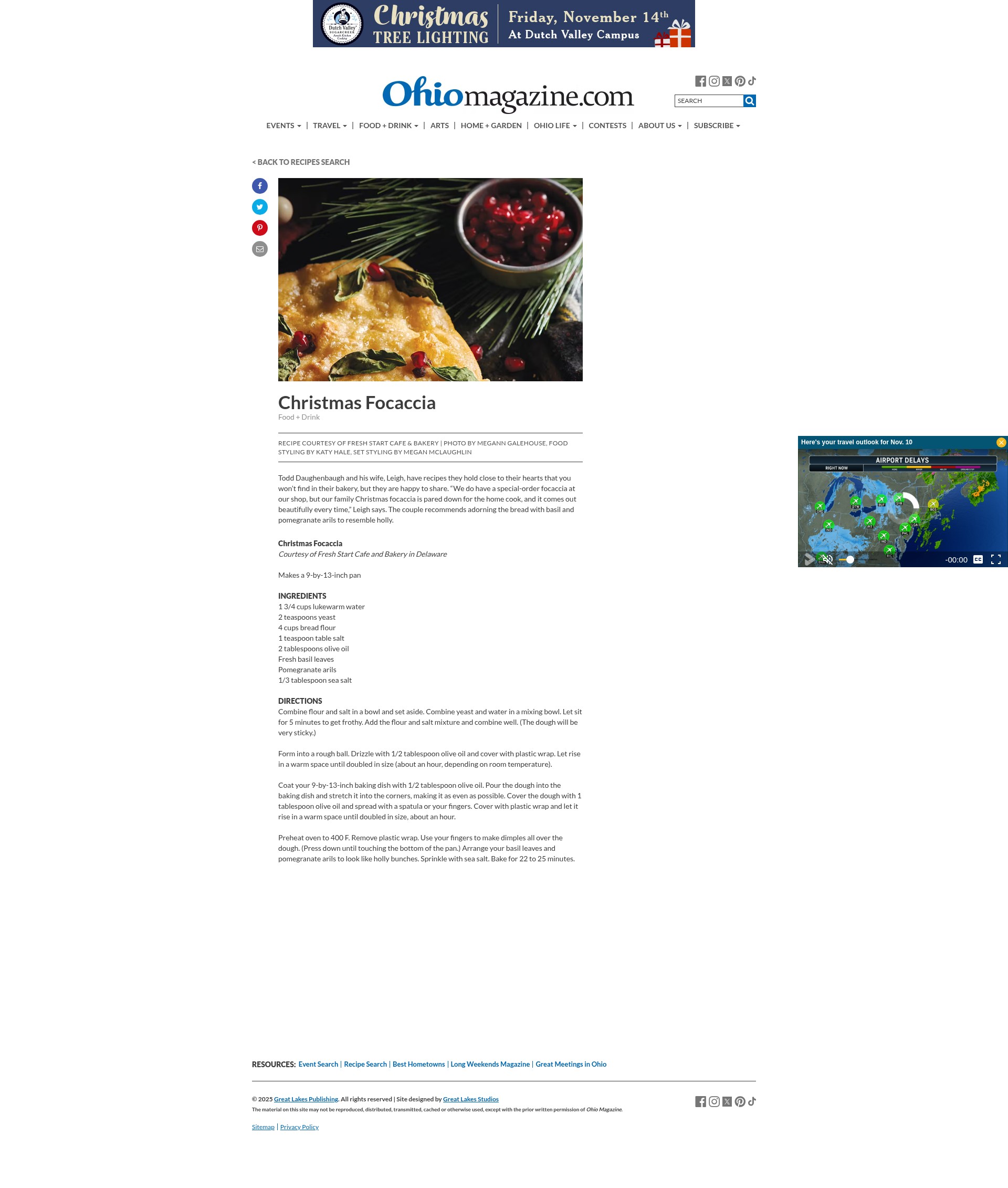 Screenshot of ohiomagazine.com