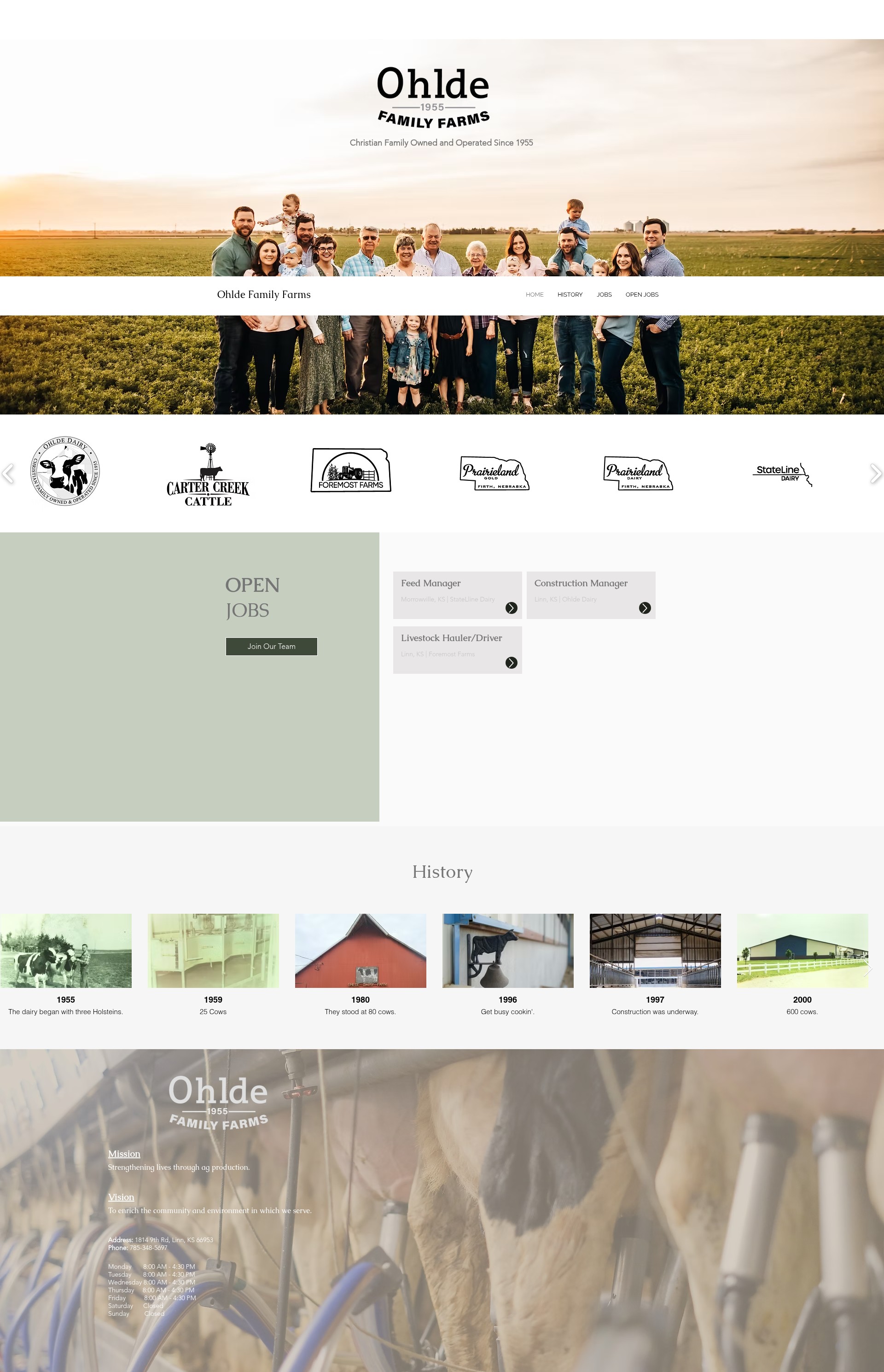 Screenshot of ohldefamilyfarms.com