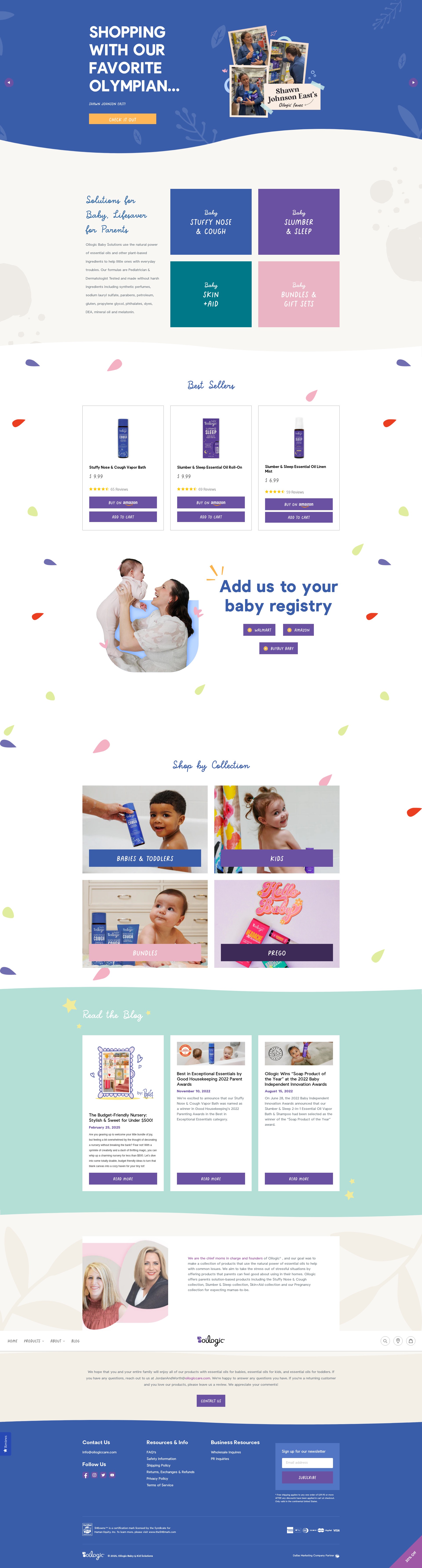 Screenshot of oilogiccare.com