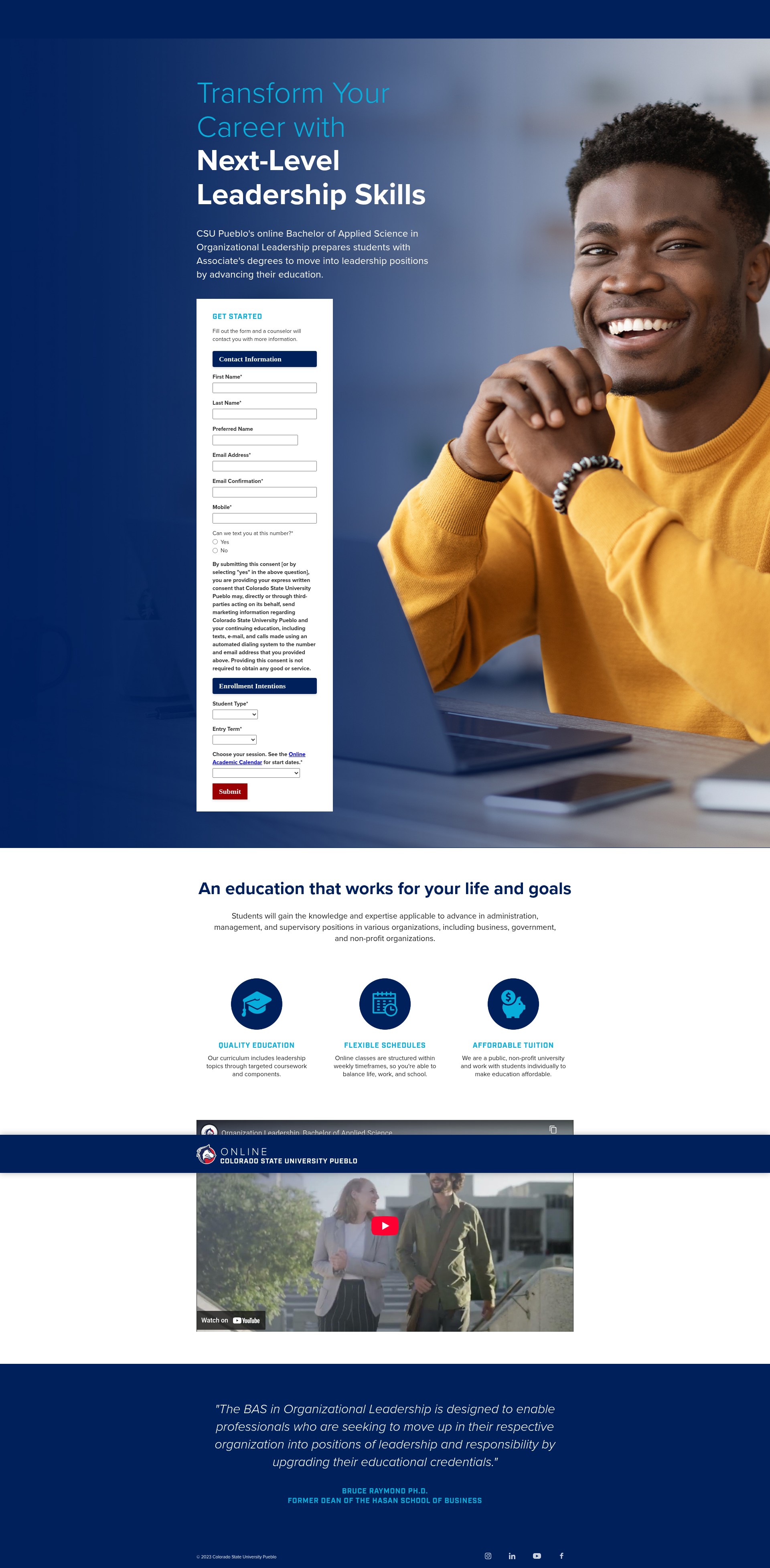 Screenshot of ol.tl.csupueblo.edu