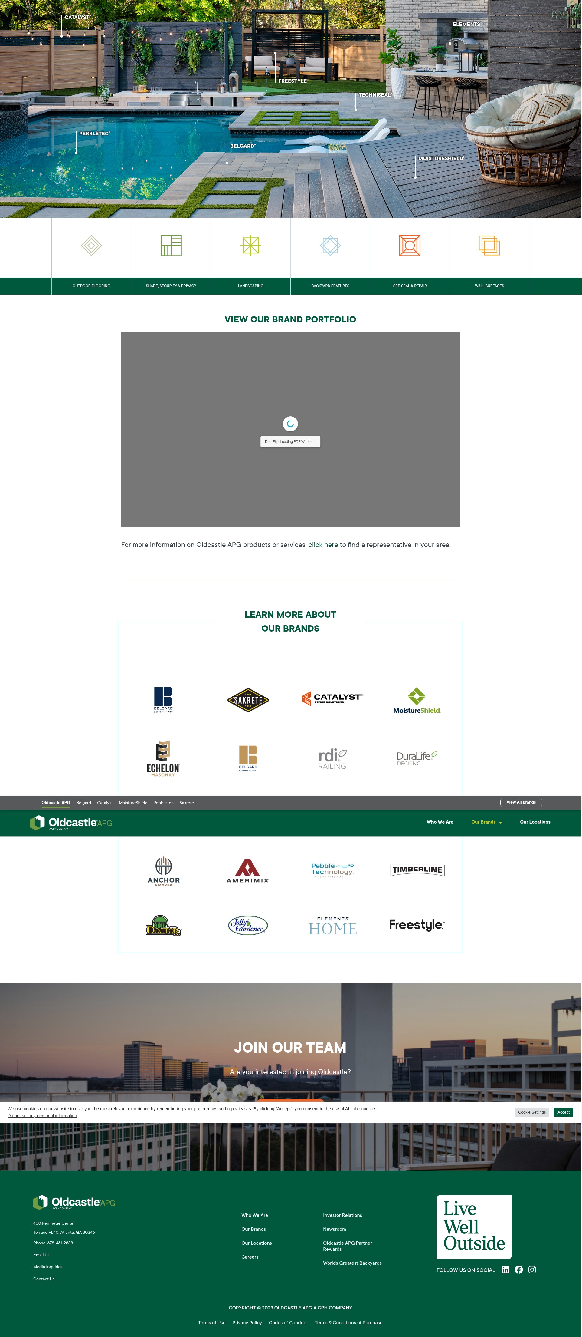 Screenshot of oldcastleapg.com