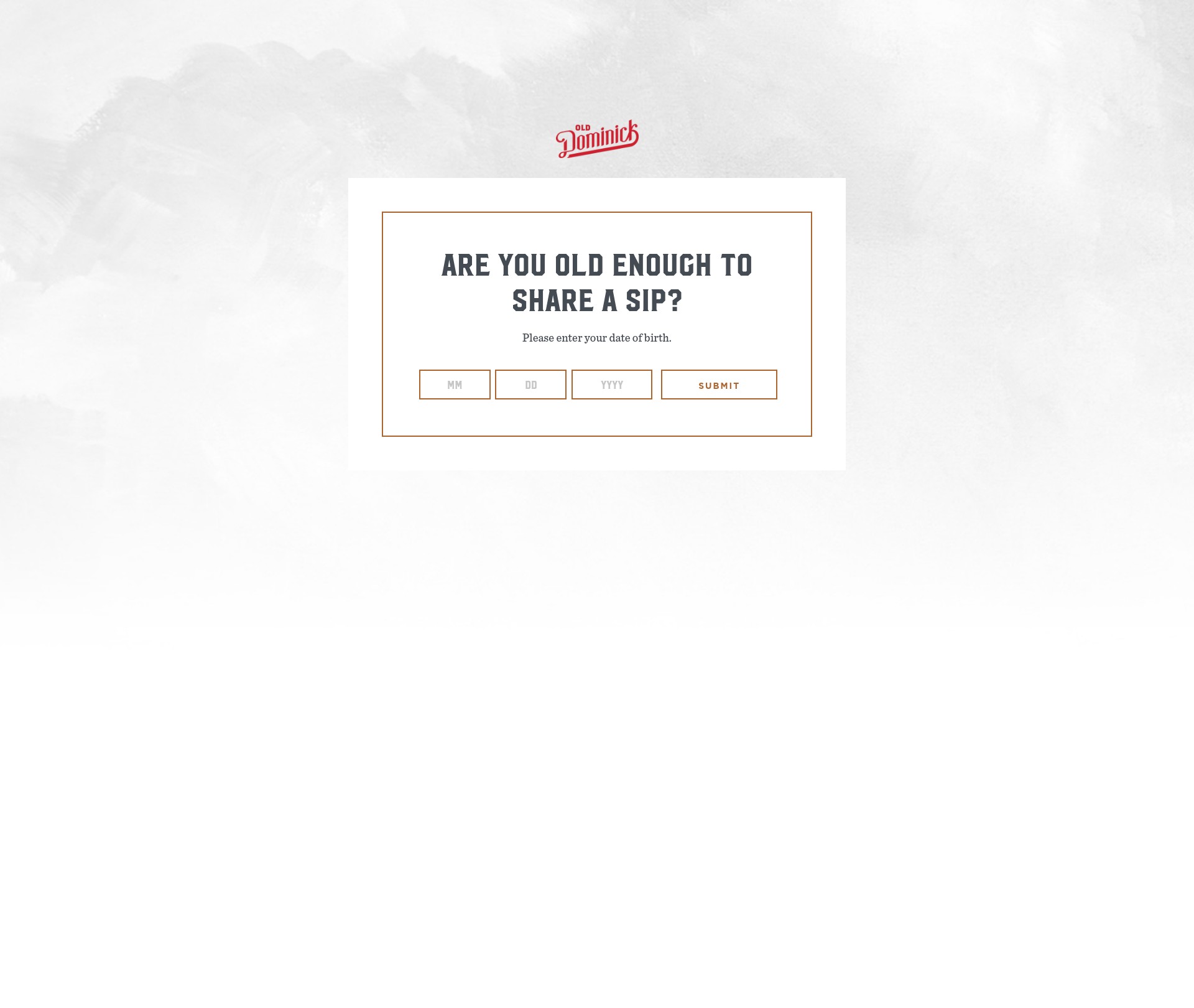 Screenshot of olddominick.com