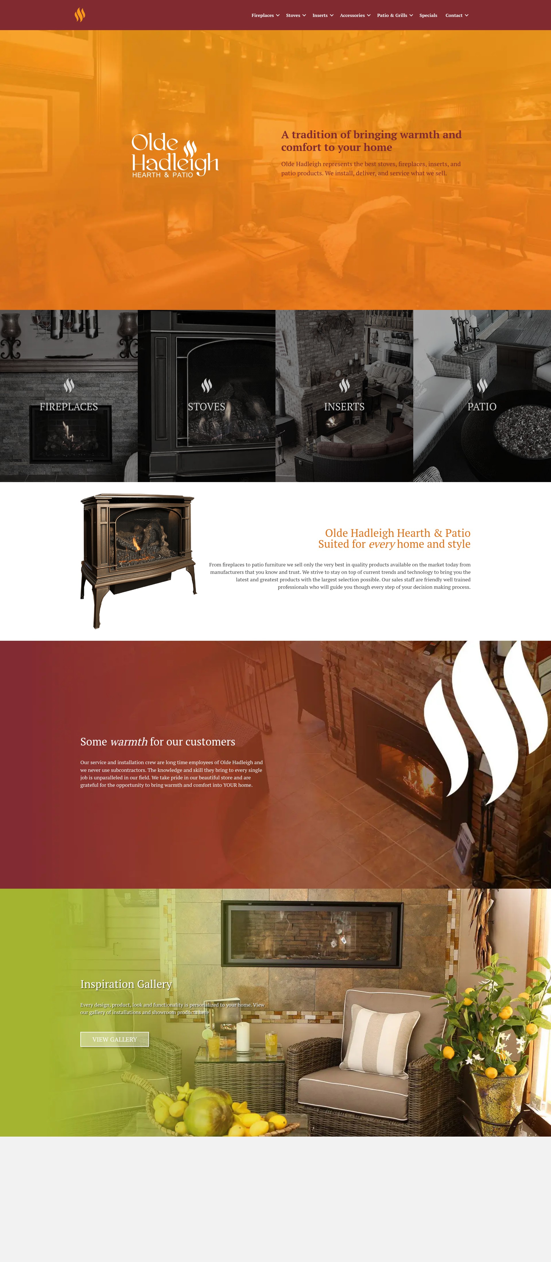 Screenshot of oldehadleigh.com