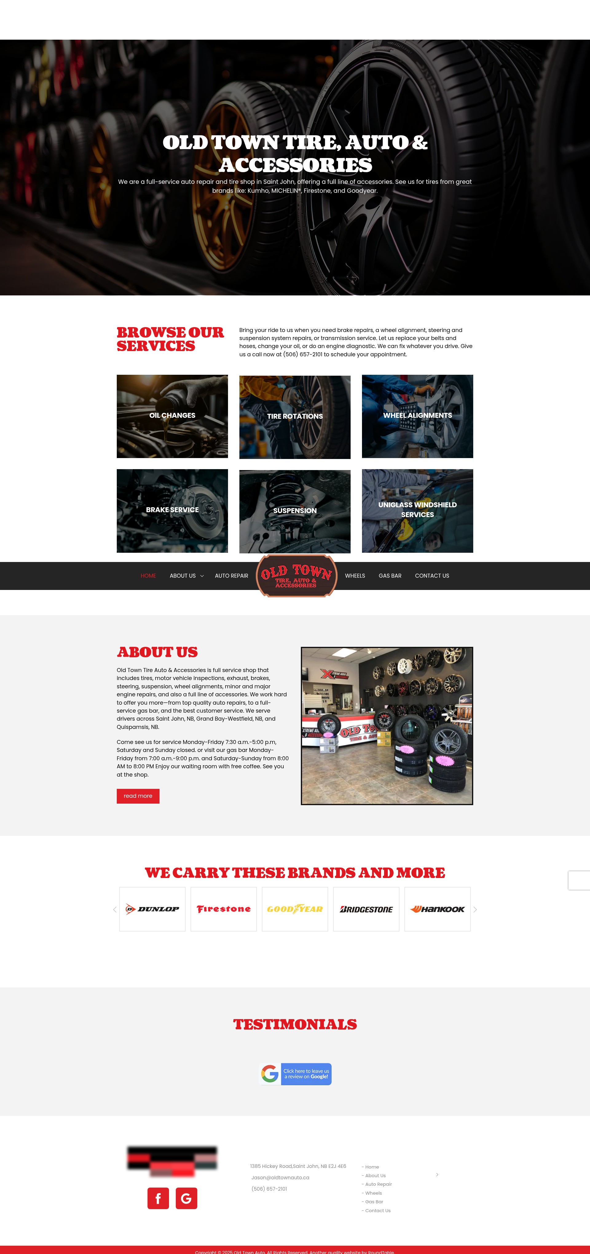 Screenshot of oldtownauto.ca